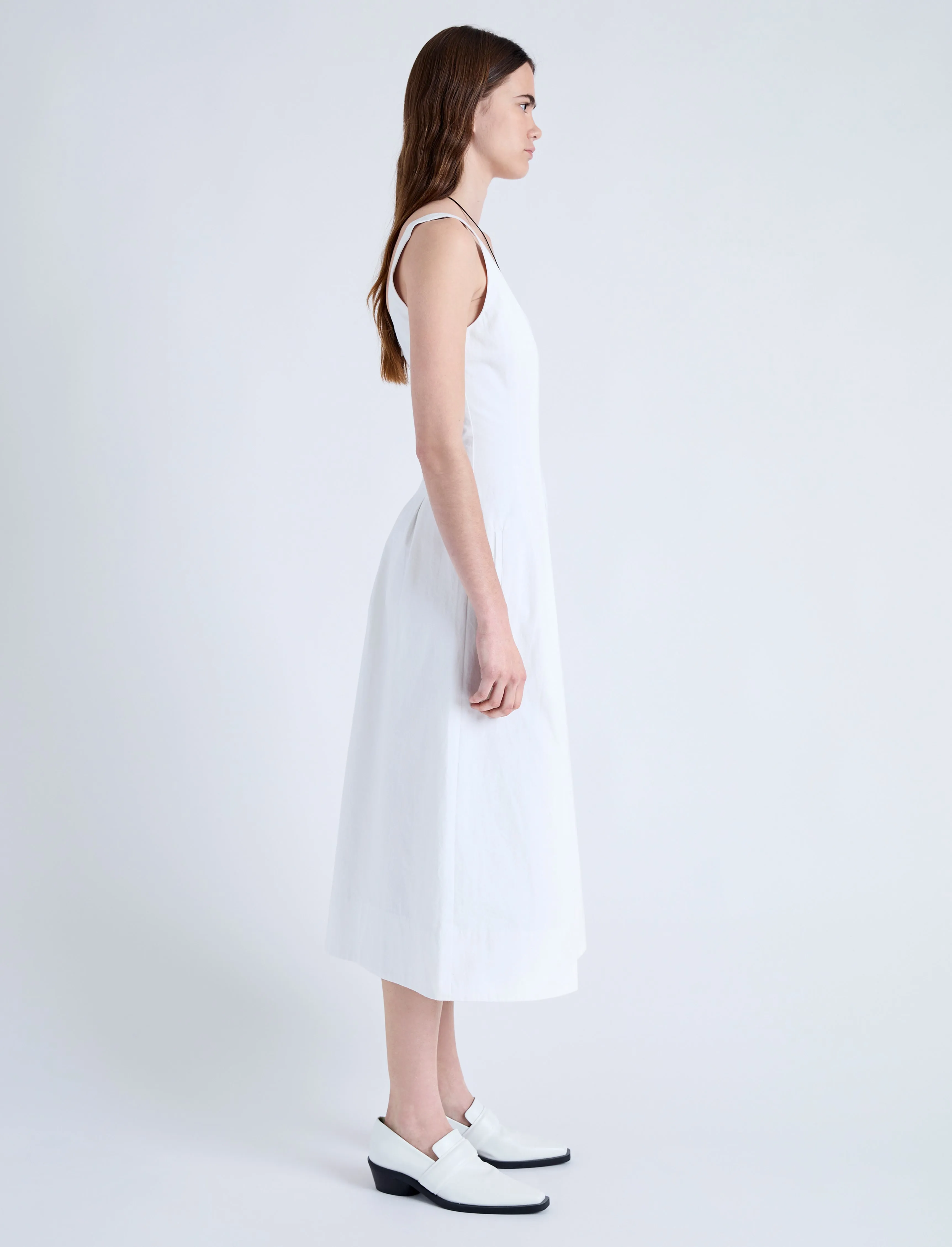 Shelby Dress in Rumpled Cotton sold by Proenza Schouler product image thumbnail 3