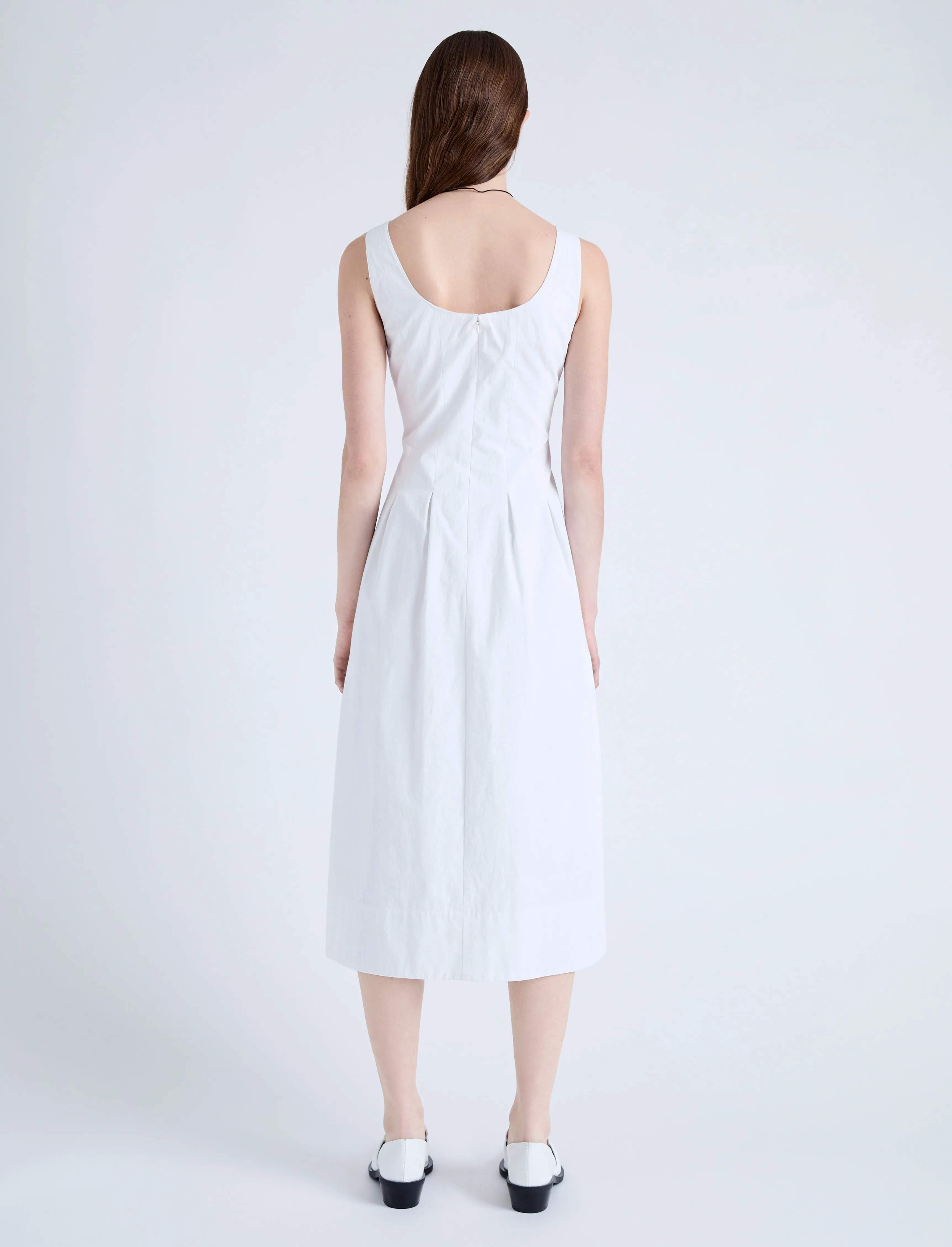 Shelby Dress in Rumpled Cotton sold by Proenza Schouler product image thumbnail 4