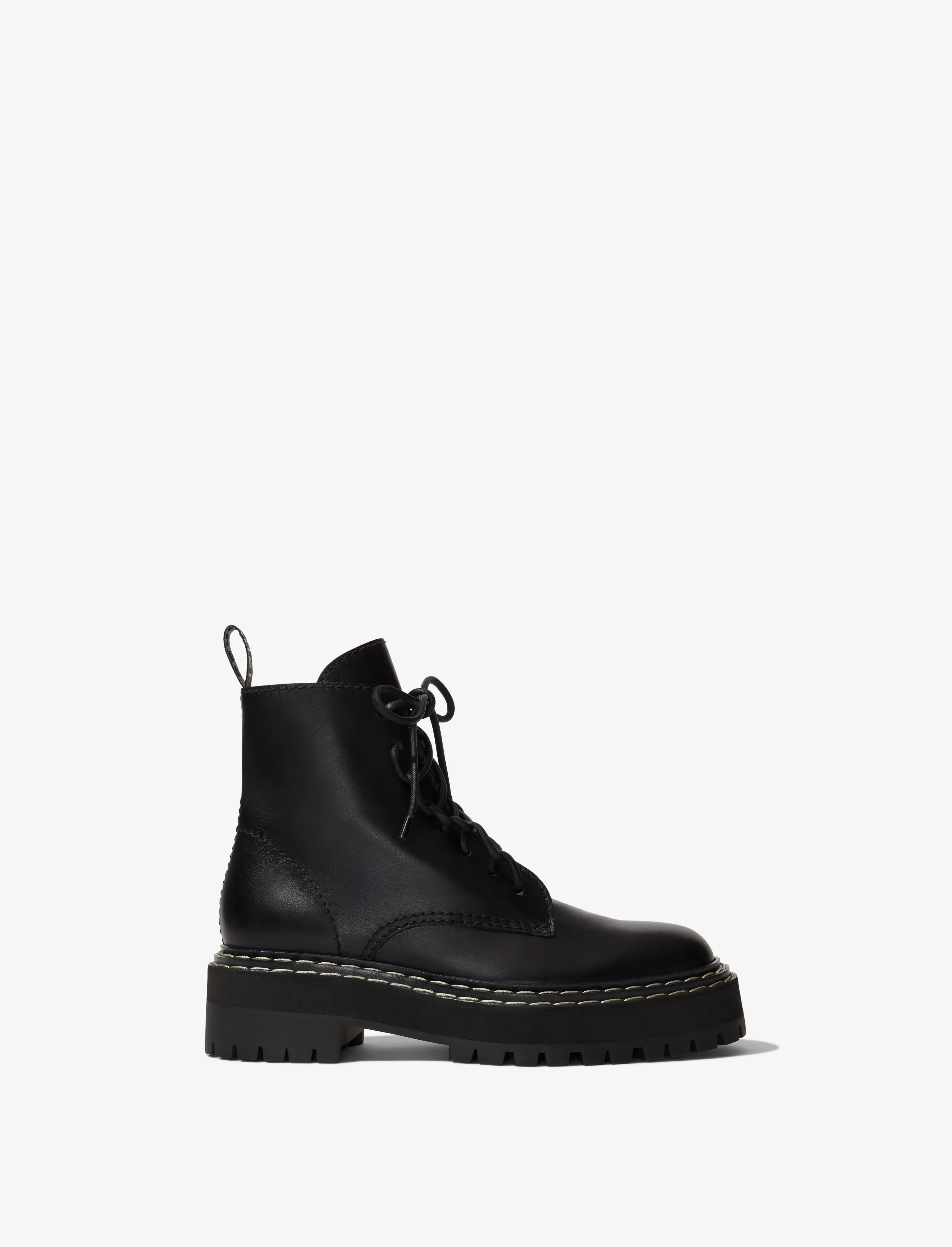 Lug Sole Platform Combat Boots sold by Proenza Schouler
