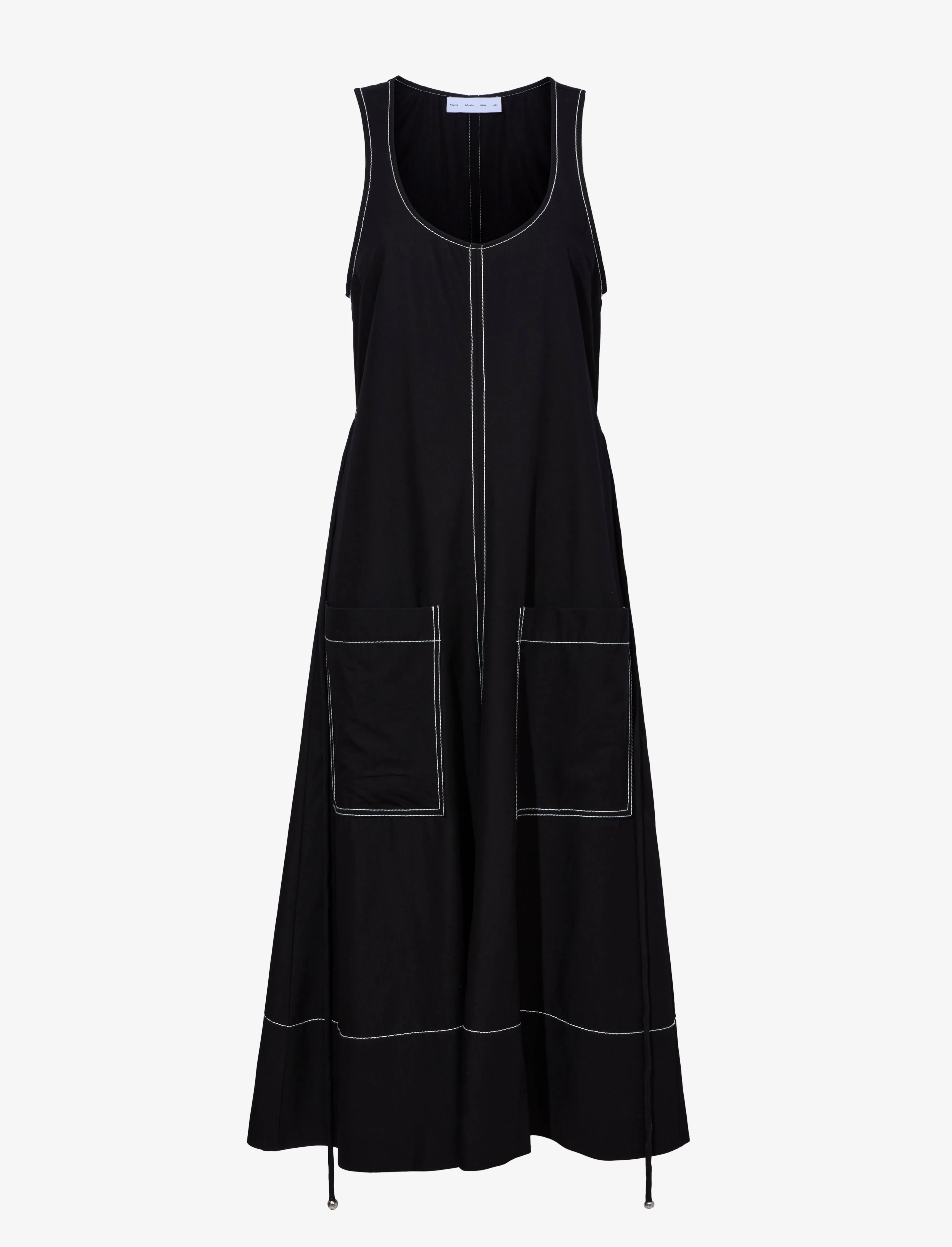 Lucy Dress in Drapey Suiting sold by Proenza Schouler