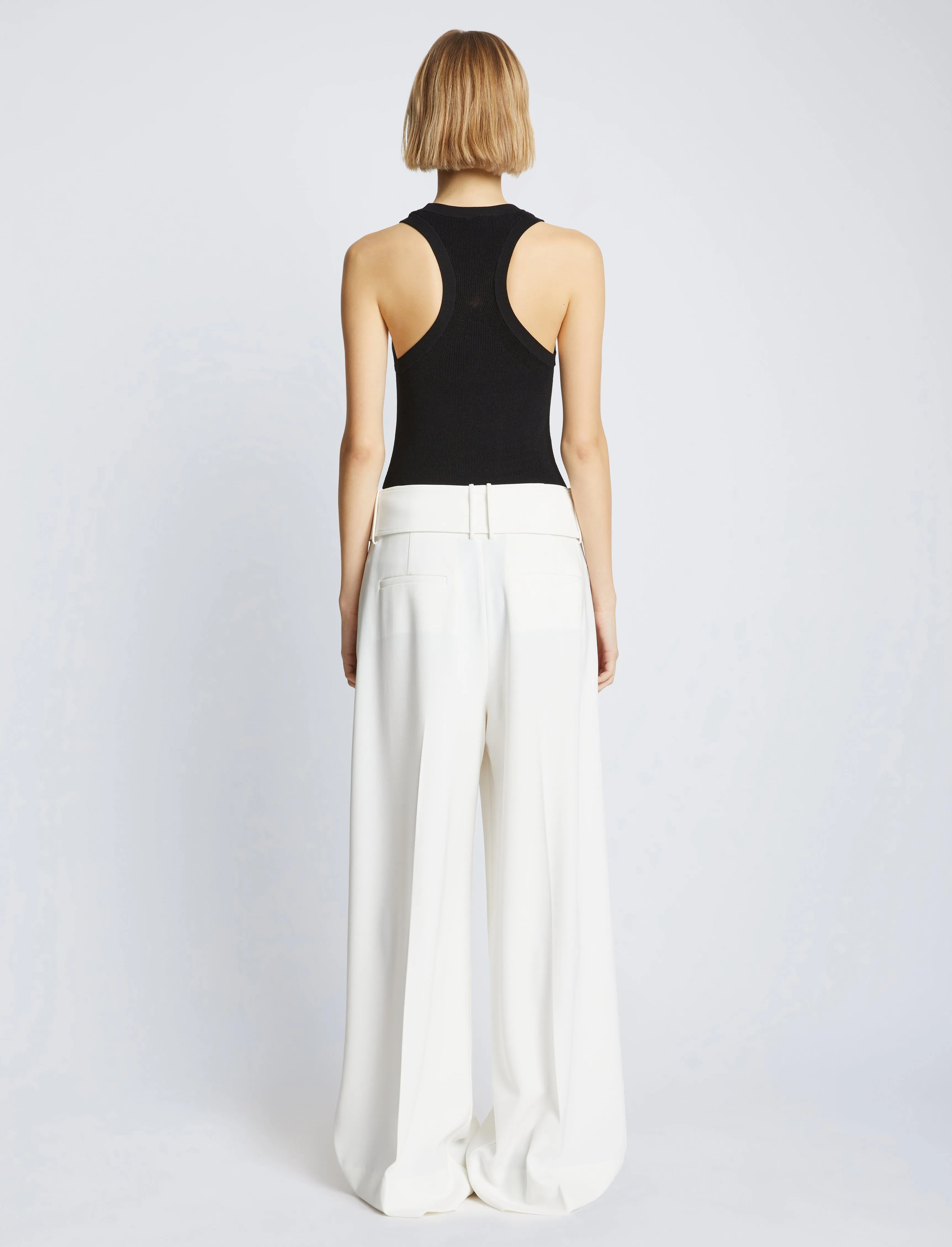 Roberts Knit Tank in Matte Viscose Rib sold by Proenza Schouler product image thumbnail 5