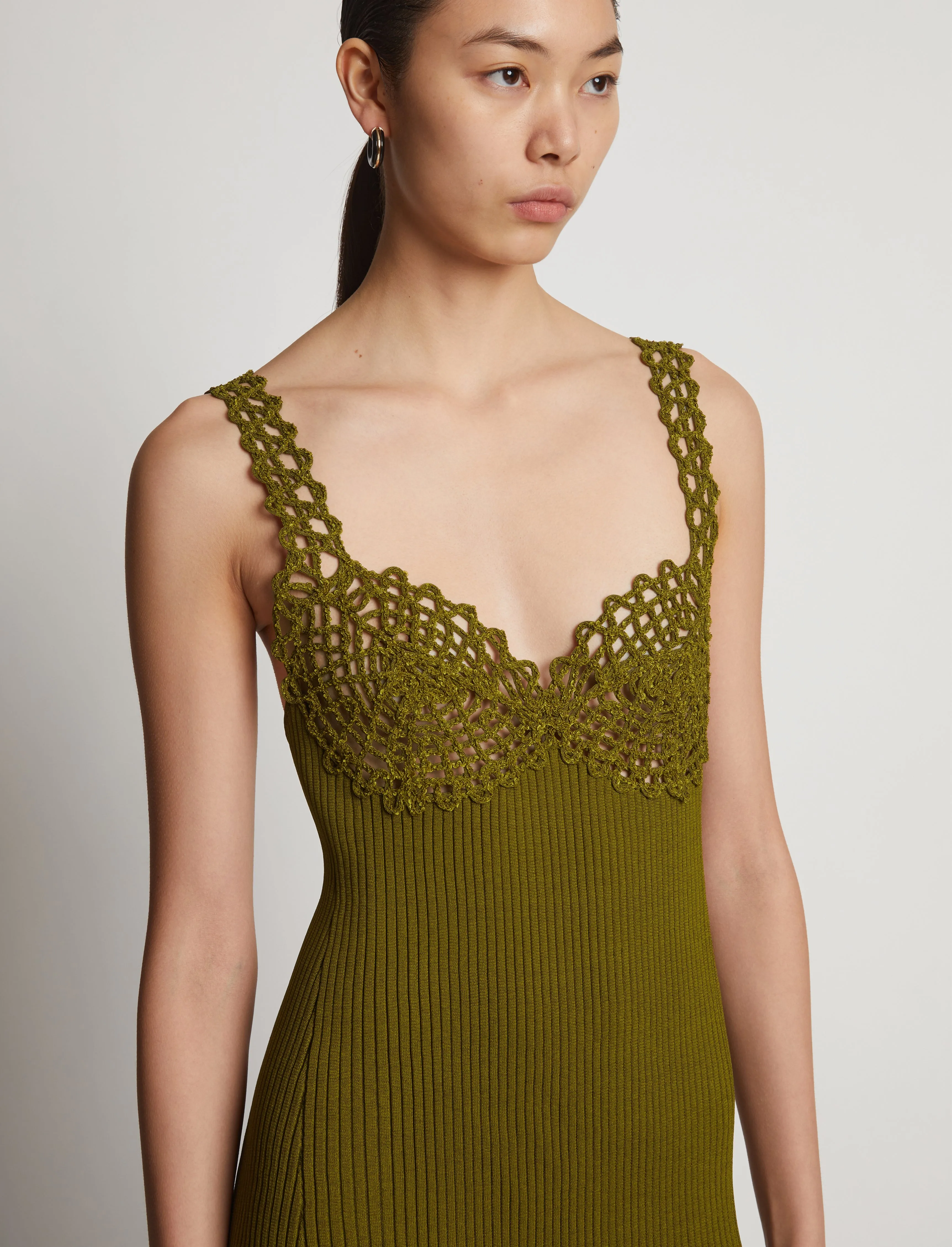 Embroidered Viscose Knit Dress sold by Proenza Schouler product image thumbnail 5