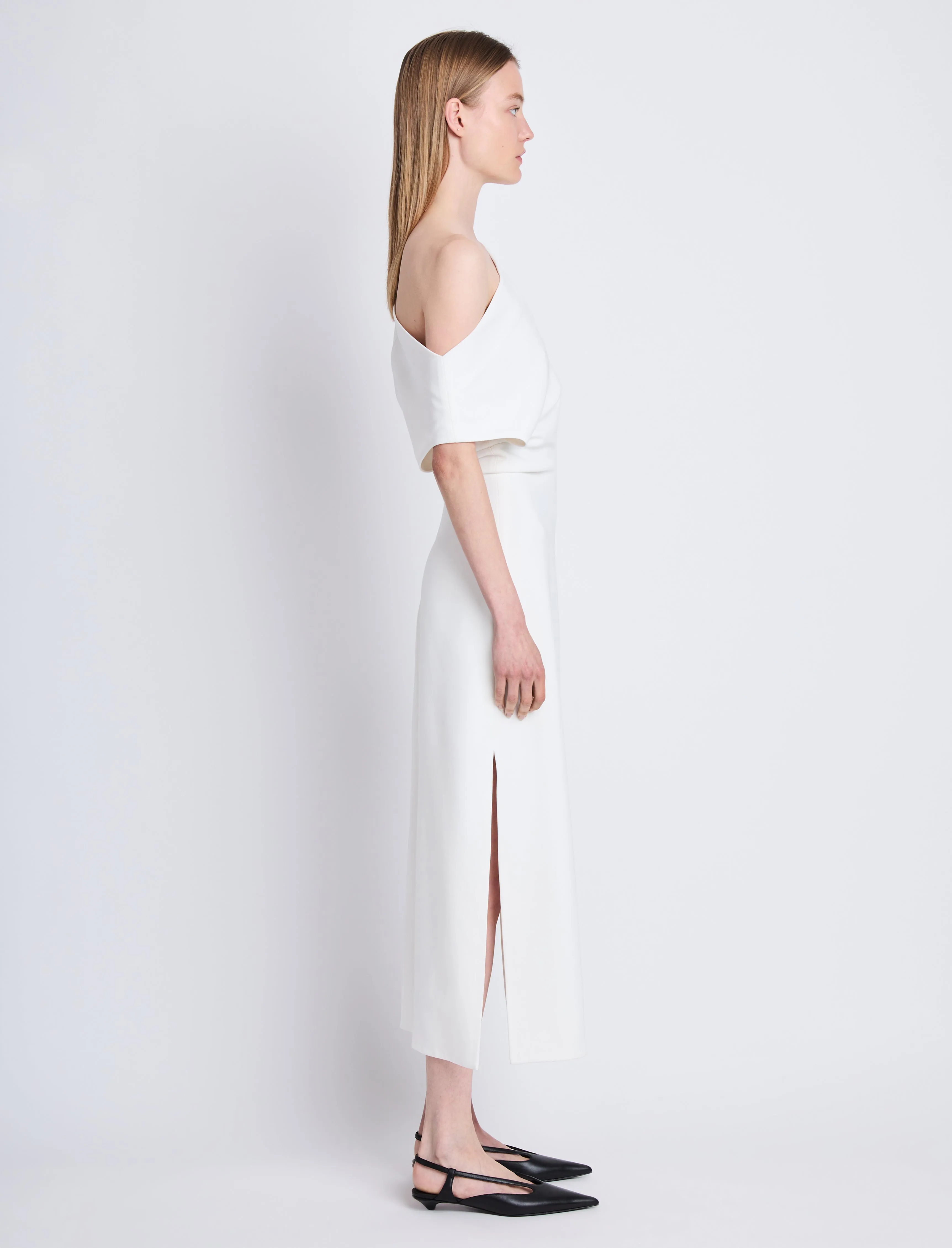 Rosa Dress in Matte Double Crepe sold by Proenza Schouler product image thumbnail 3