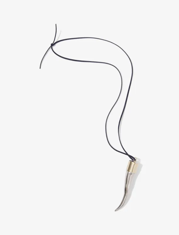 Horn Pendant Necklace made by Proenza Schouler