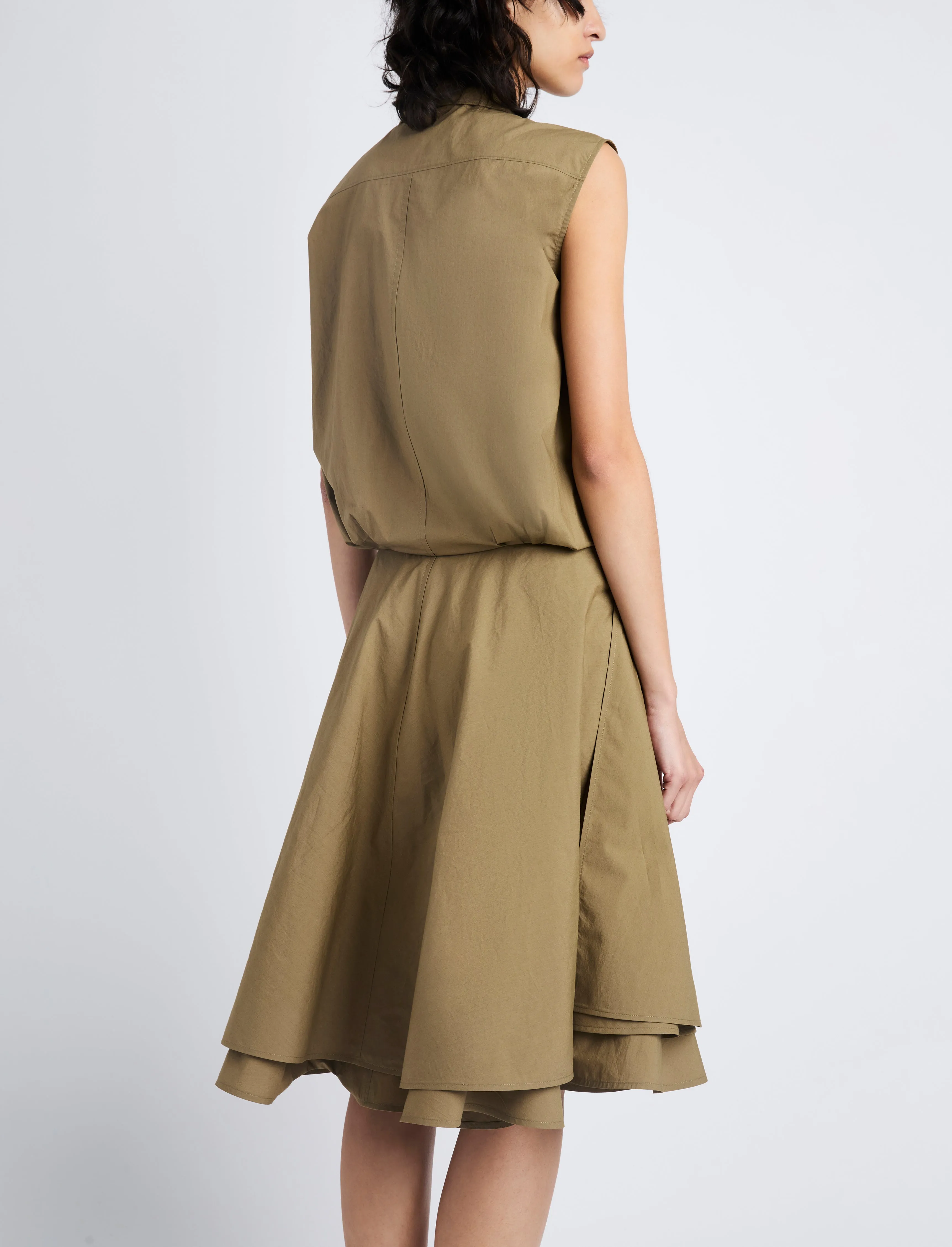 Cindy Dress in Washed Cotton Poplin sold by Proenza Schouler product image thumbnail 5