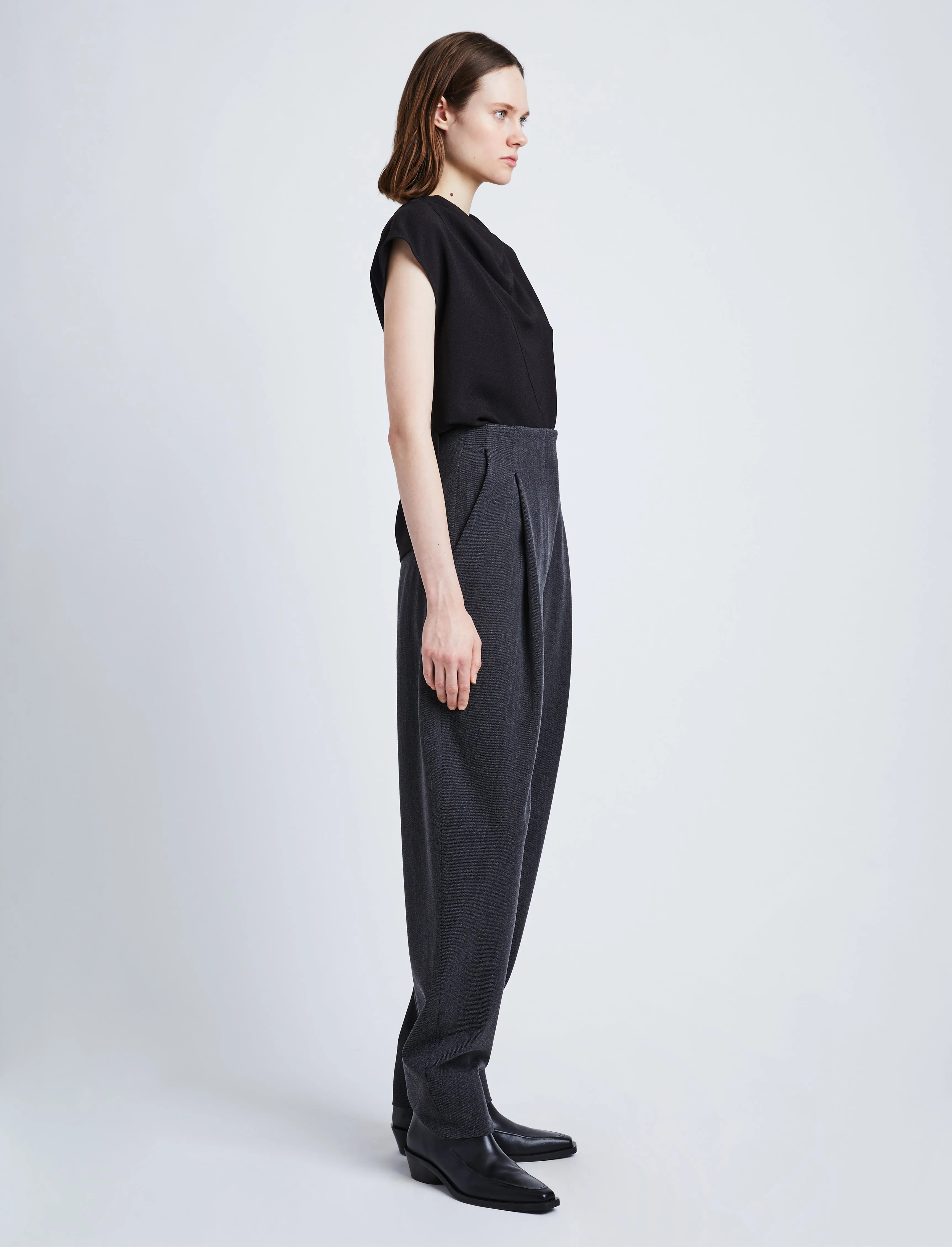 Melange Wool Trousers sold by Proenza Schouler product image thumbnail 3
