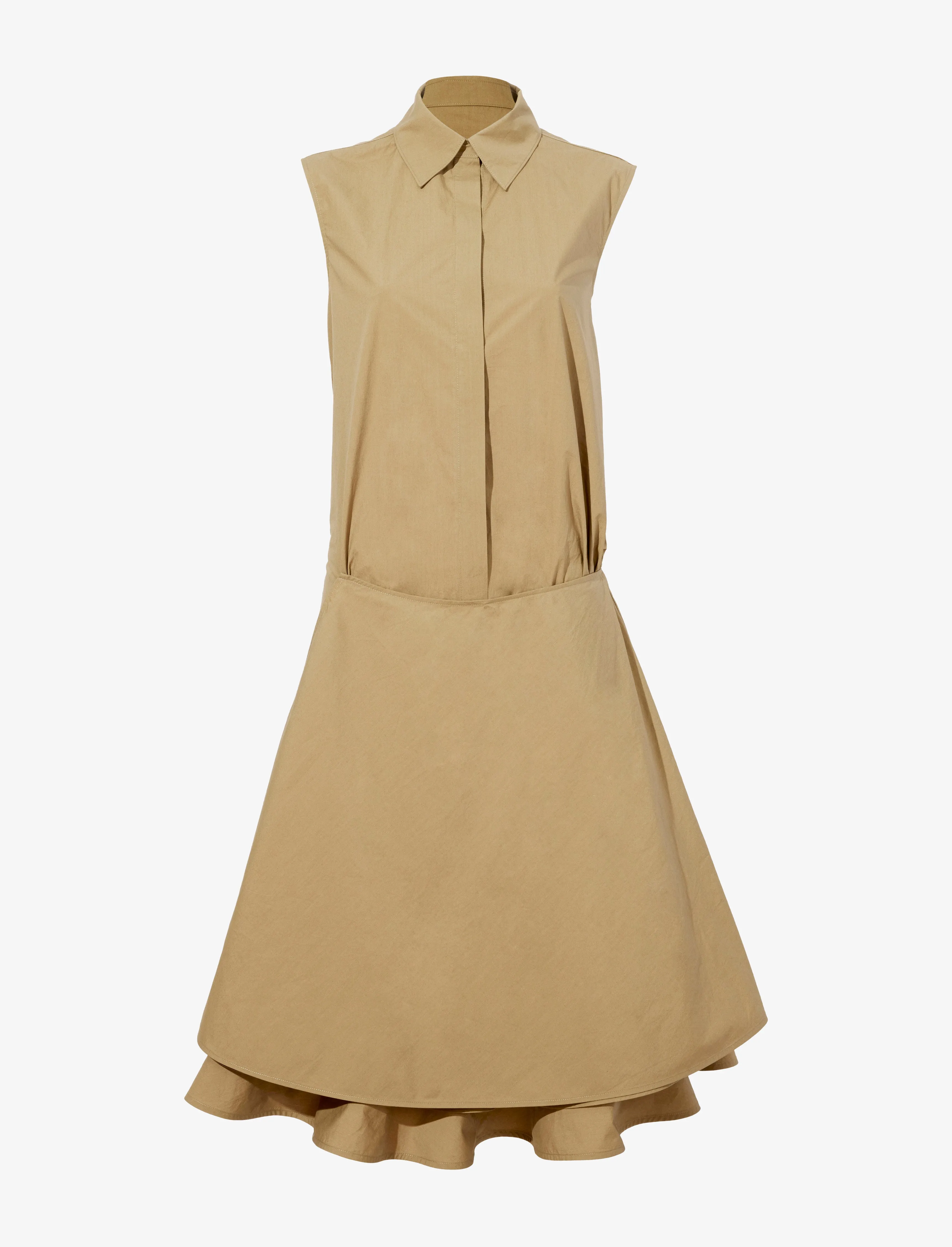 Cindy Dress in Washed Cotton Poplin sold by Proenza Schouler