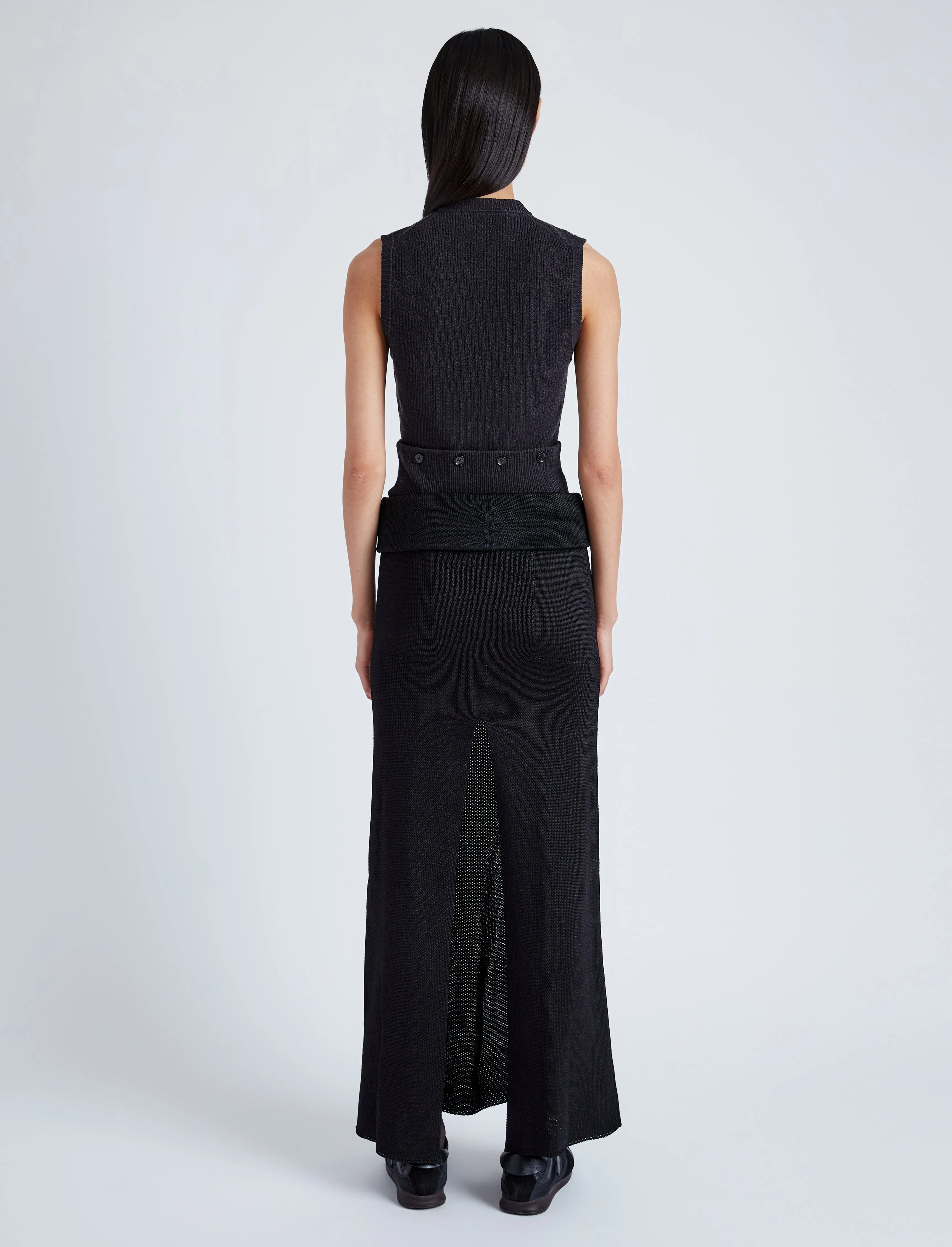Avalon Skirt in Lacquered Viscose sold by Proenza Schouler product image thumbnail 4