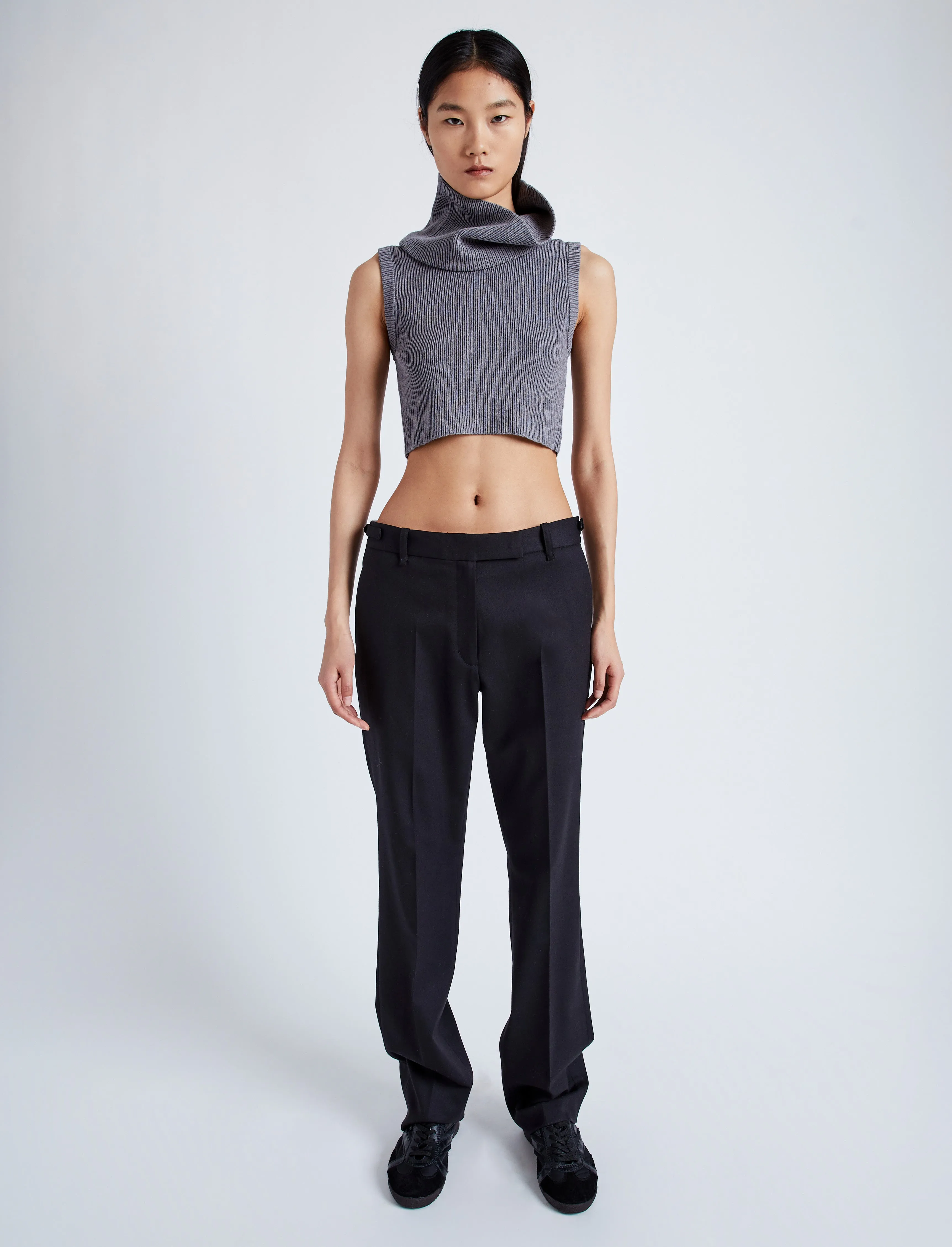 Cruz Vest in Midweight Viscose Rib sold by Proenza Schouler product image thumbnail 4