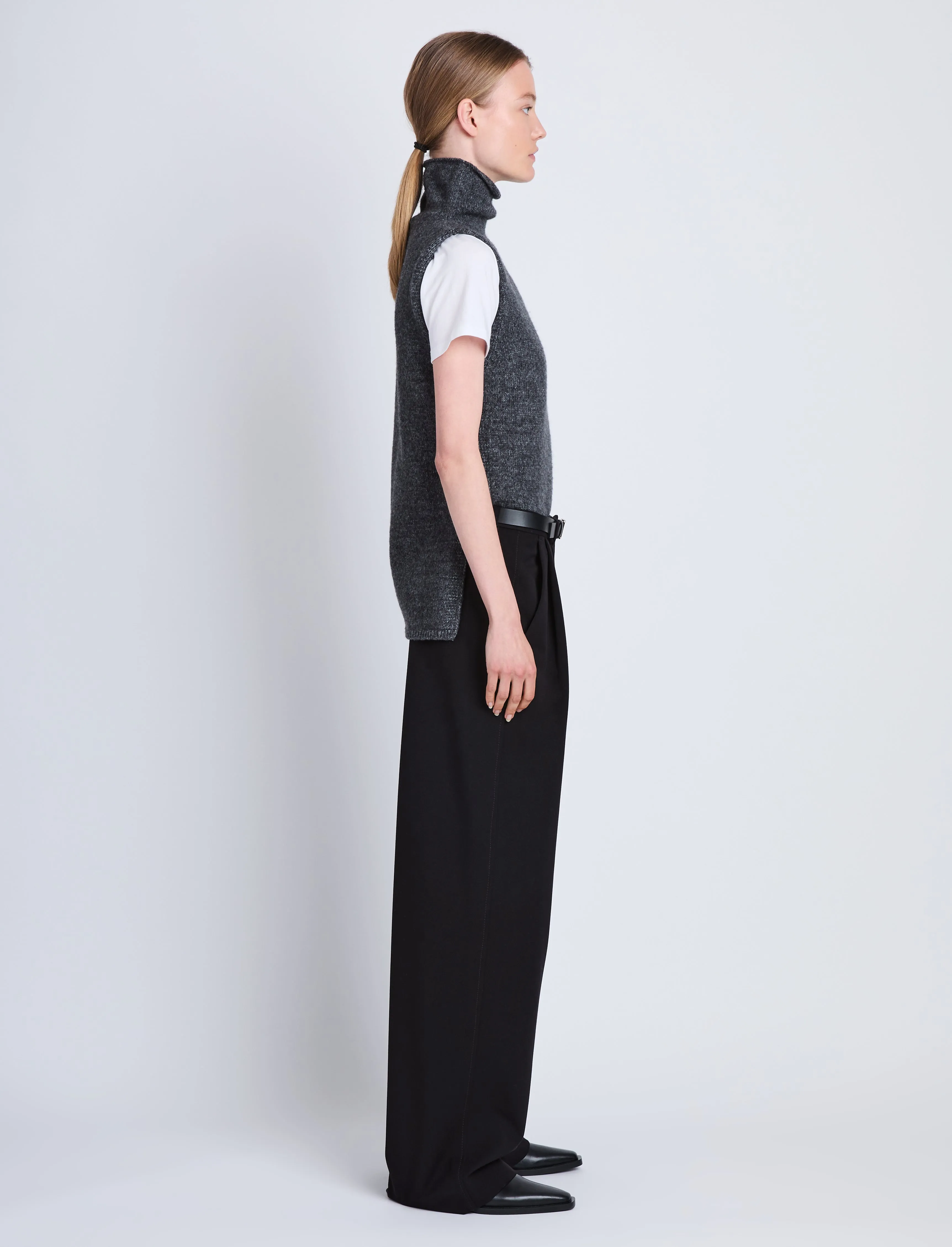 Eleanor Pant in Stretch Suiting sold by Proenza Schouler product image thumbnail 3