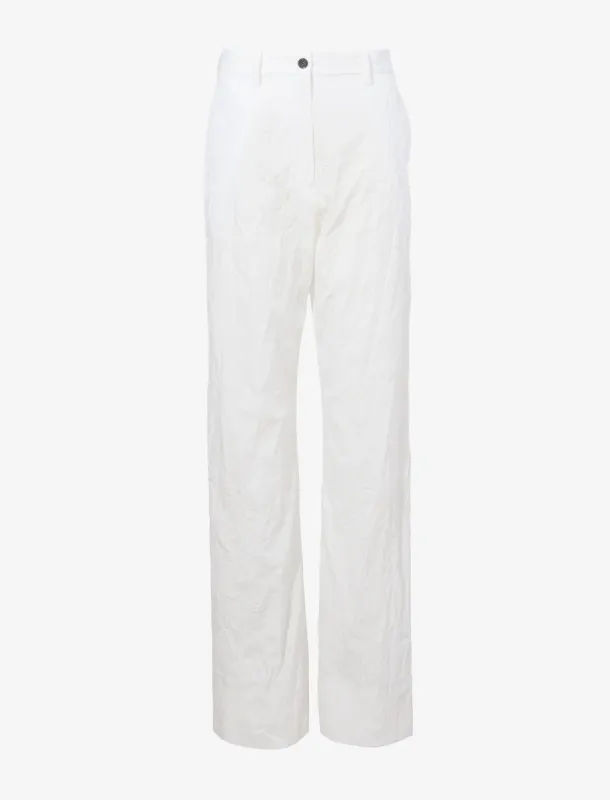 Rory Pant in Crinkle Cotton Poplin sold by Proenza Schouler