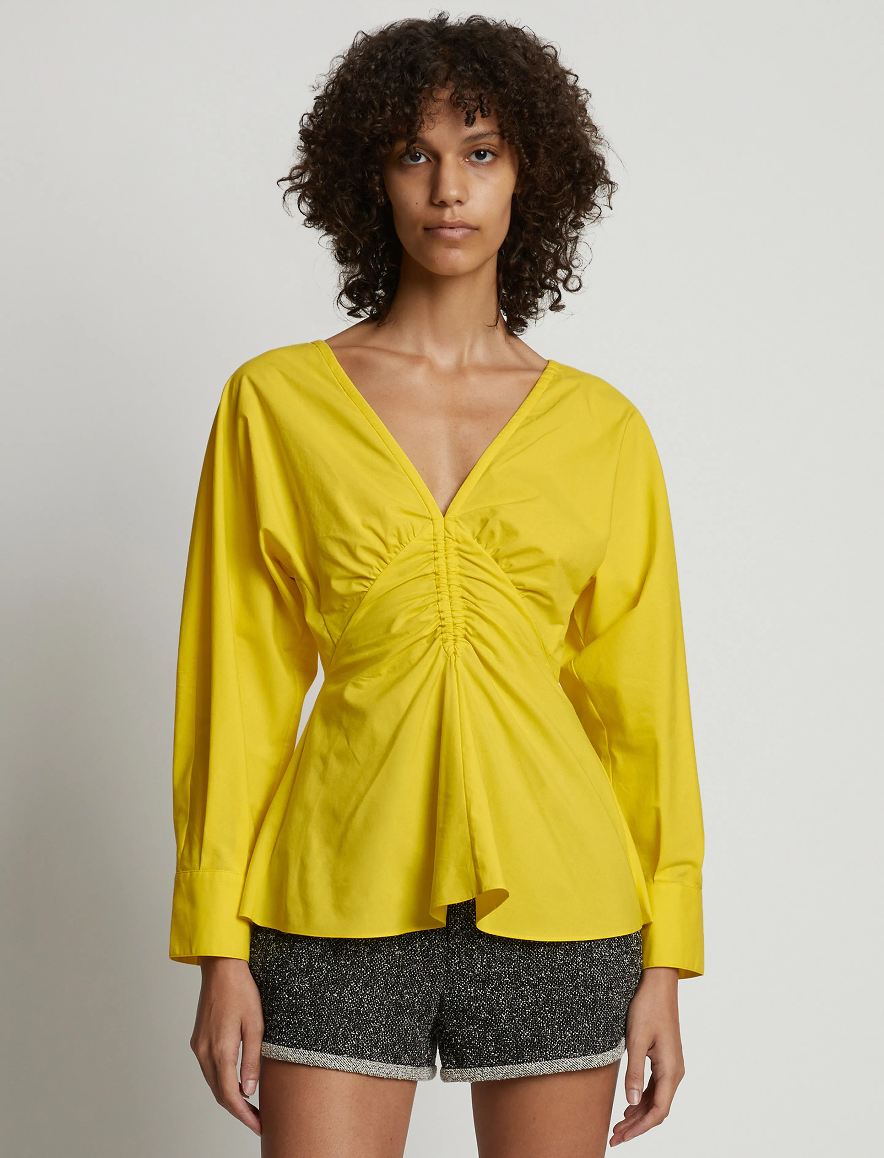 Poplin V-Neck Top sold by Proenza Schouler product image thumbnail 2