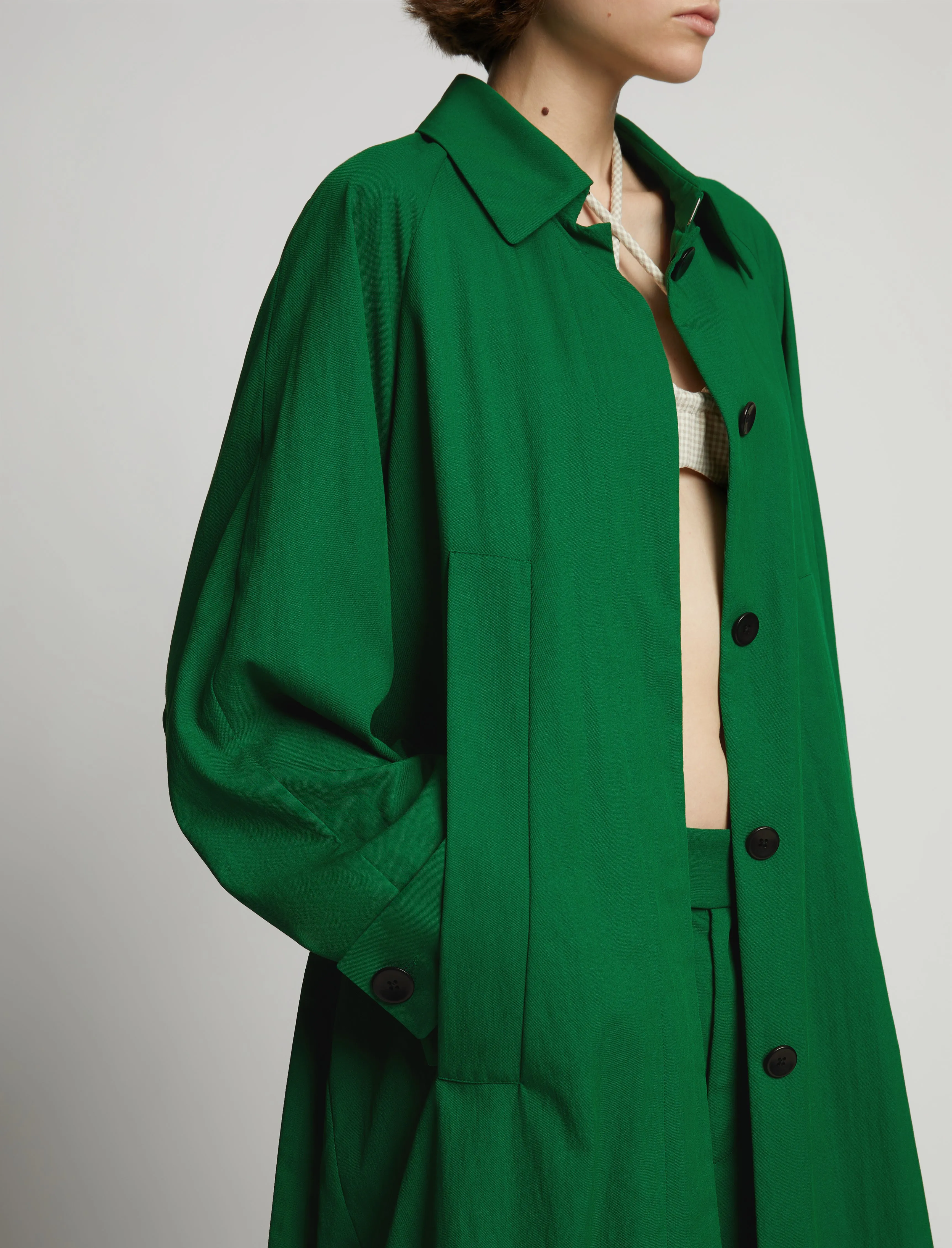 Drapey Suiting Trench Coat sold by Proenza Schouler product image thumbnail 5