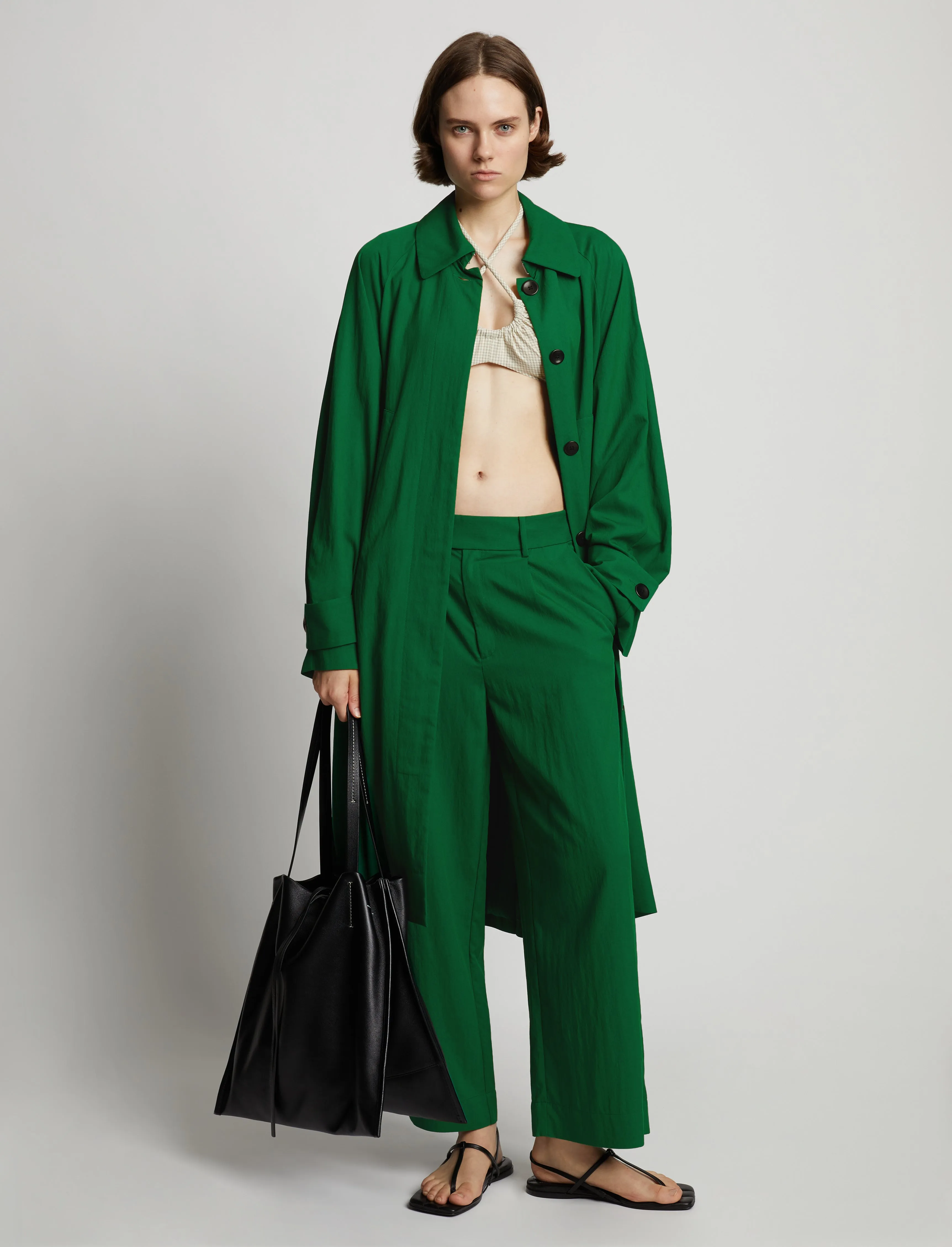 Drapey Suiting Trench Coat sold by Proenza Schouler product image thumbnail 2
