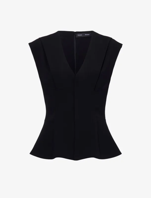 Janet Top in Matte Double Crepe made by Proenza Schouler