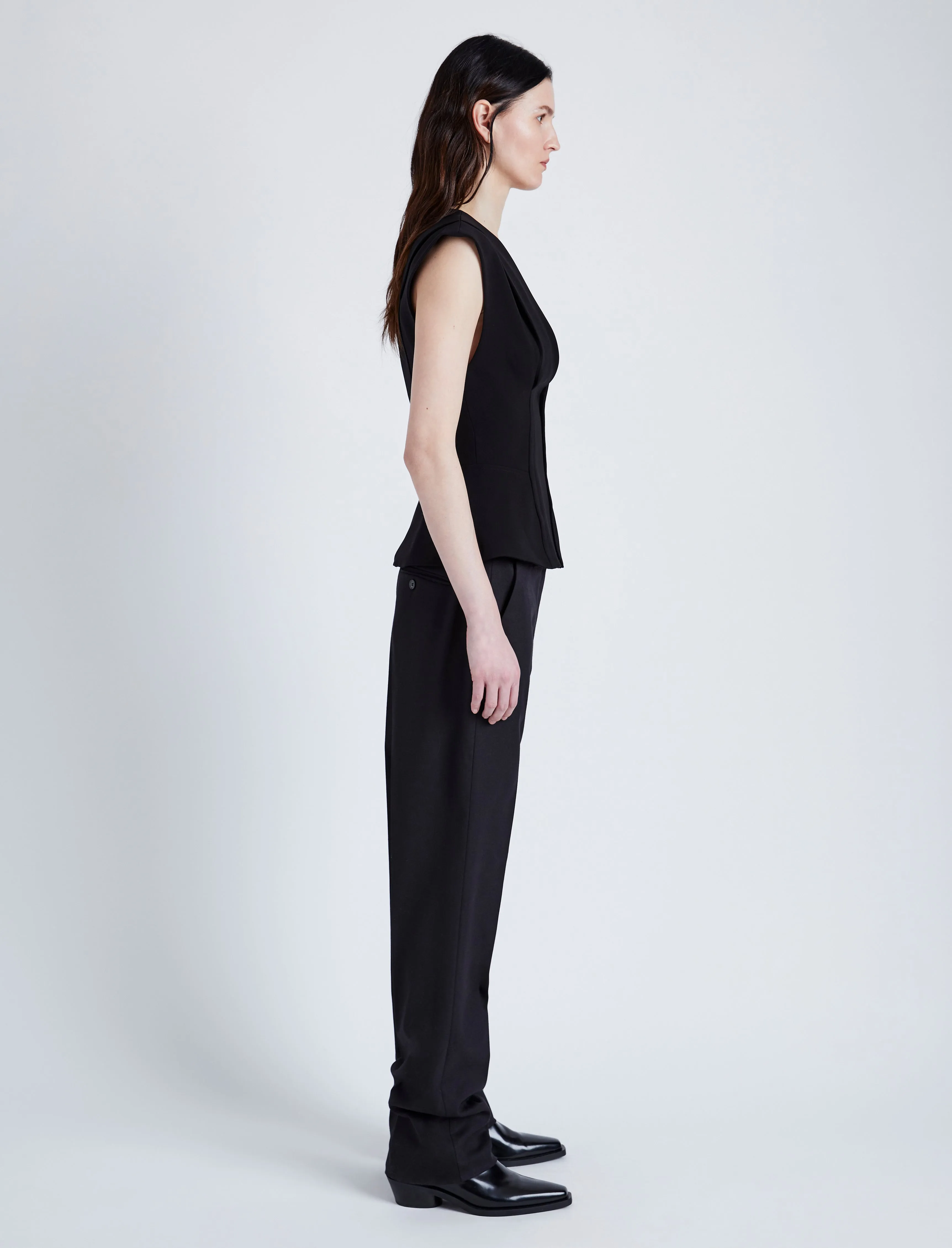 Janet Top in Matte Double Crepe sold by Proenza Schouler product image thumbnail 4