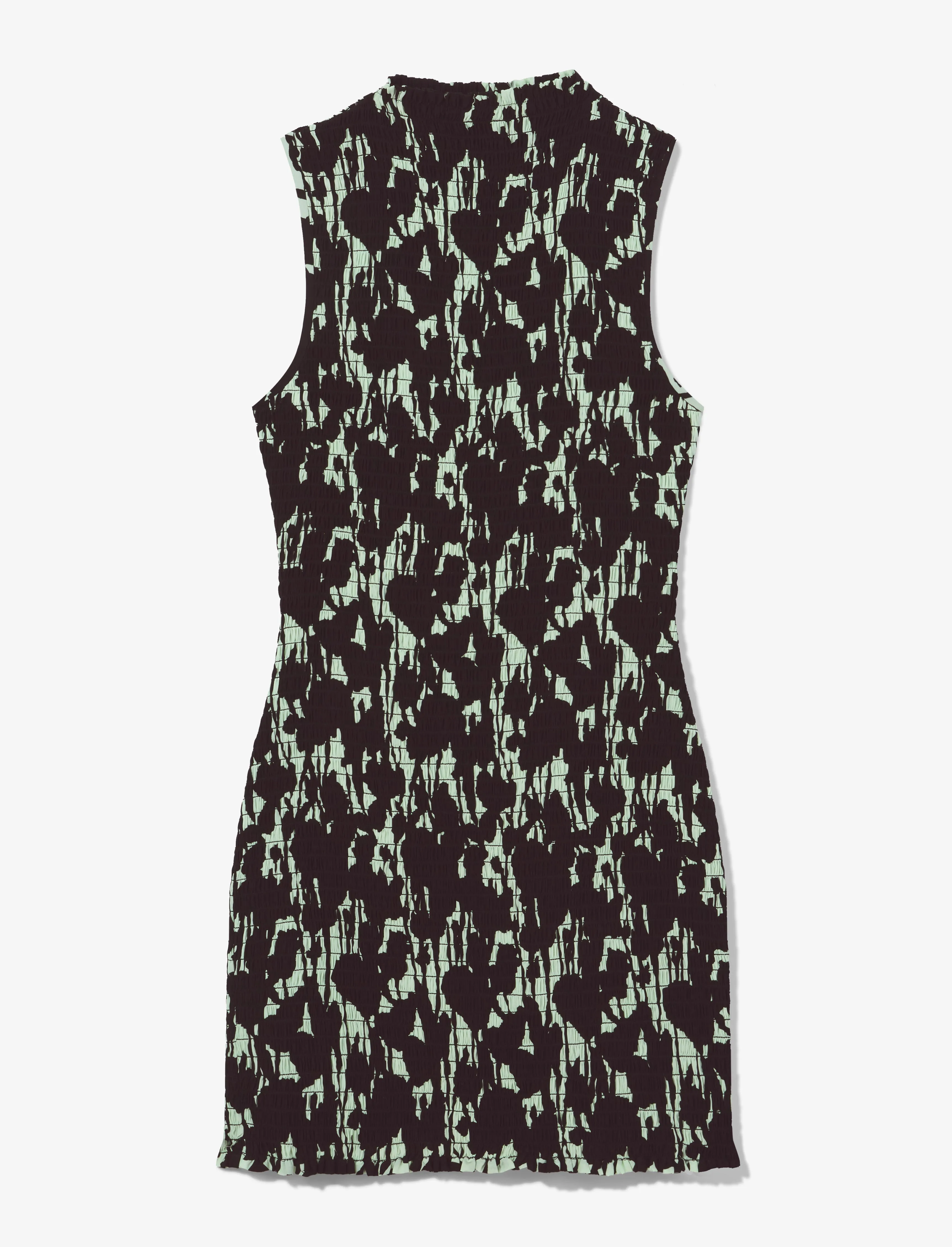 Printed Smocked Mini Dress sold by Proenza Schouler