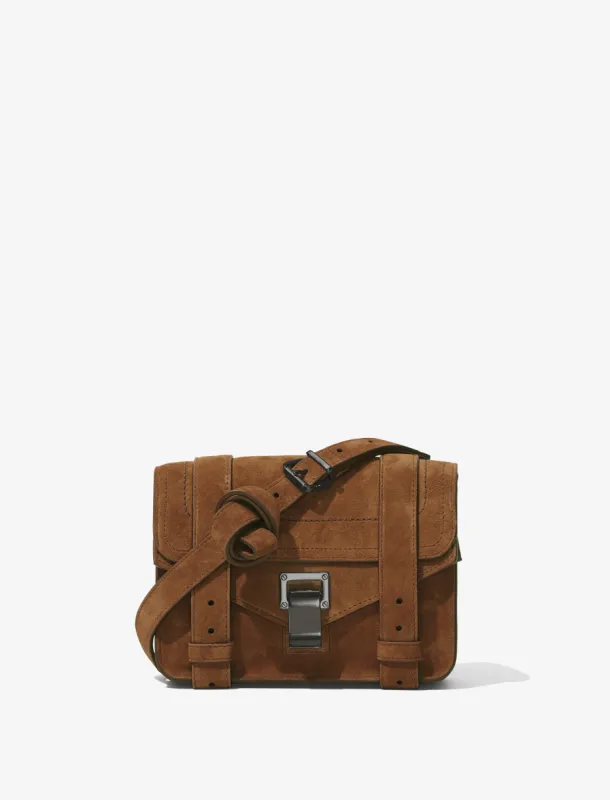 PS1 Mini Crossbody Bag in Suede sold by Proenza Schouler