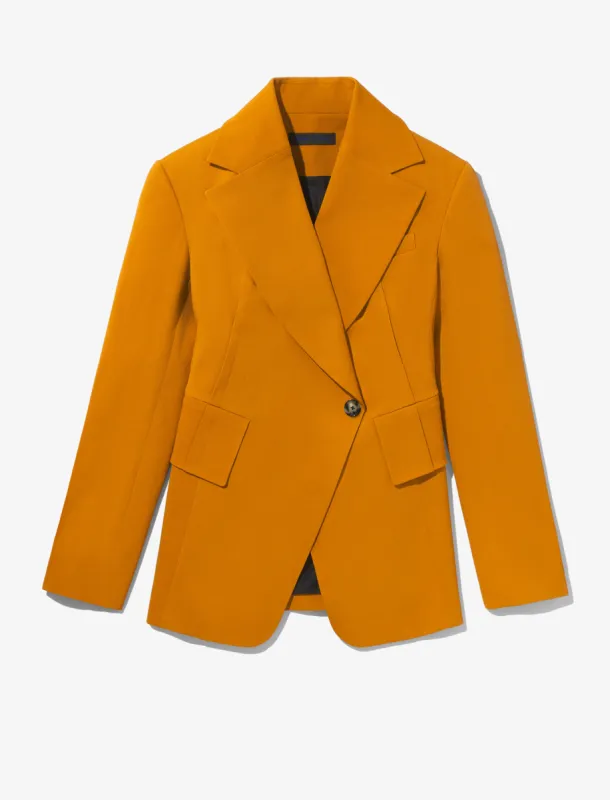 Technical Stretch Linen Blazer - CARAMEL made by Proenza Schouler