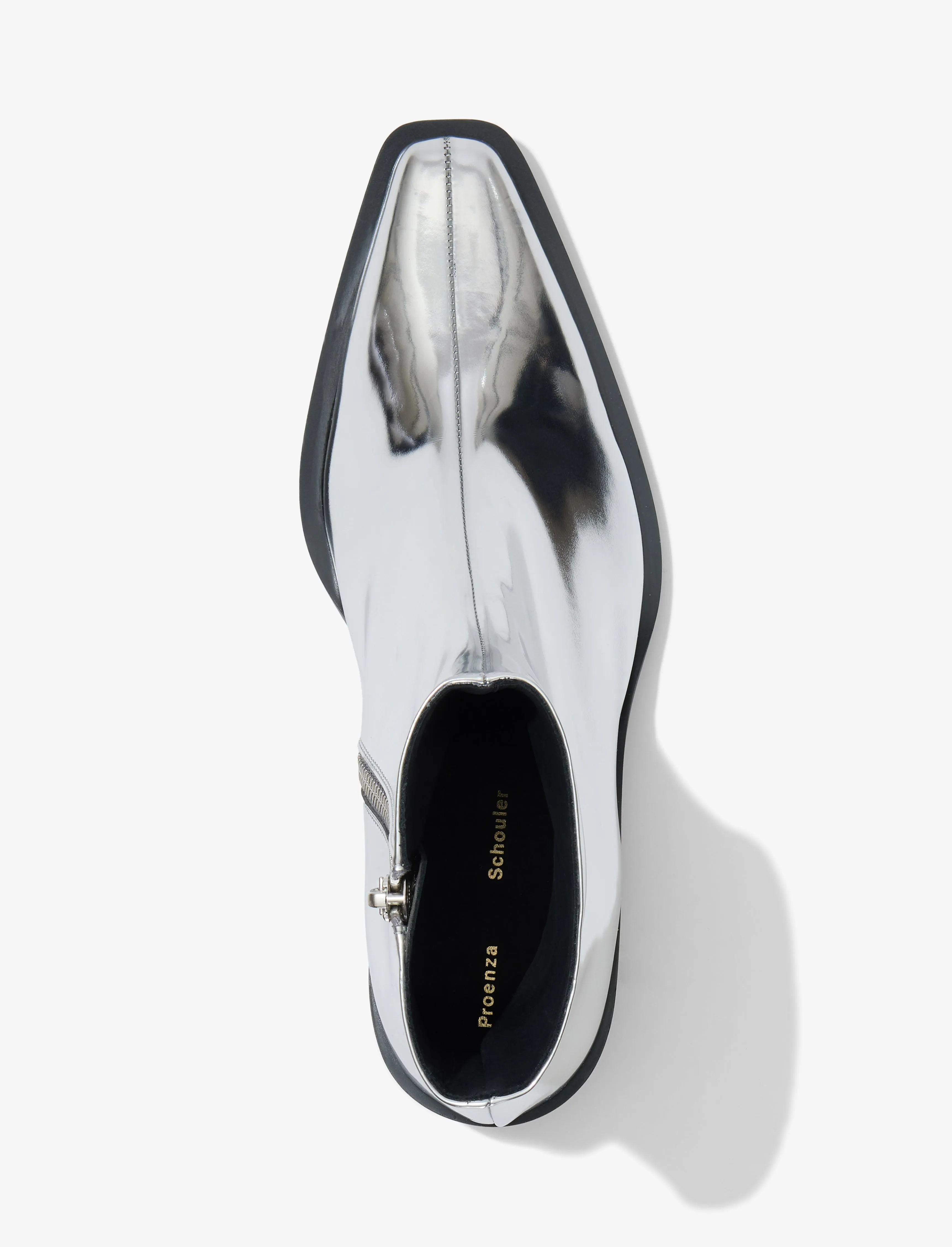 Bronco Ankle Boots in Mirrored Metallic sold by Proenza Schouler product image thumbnail 4