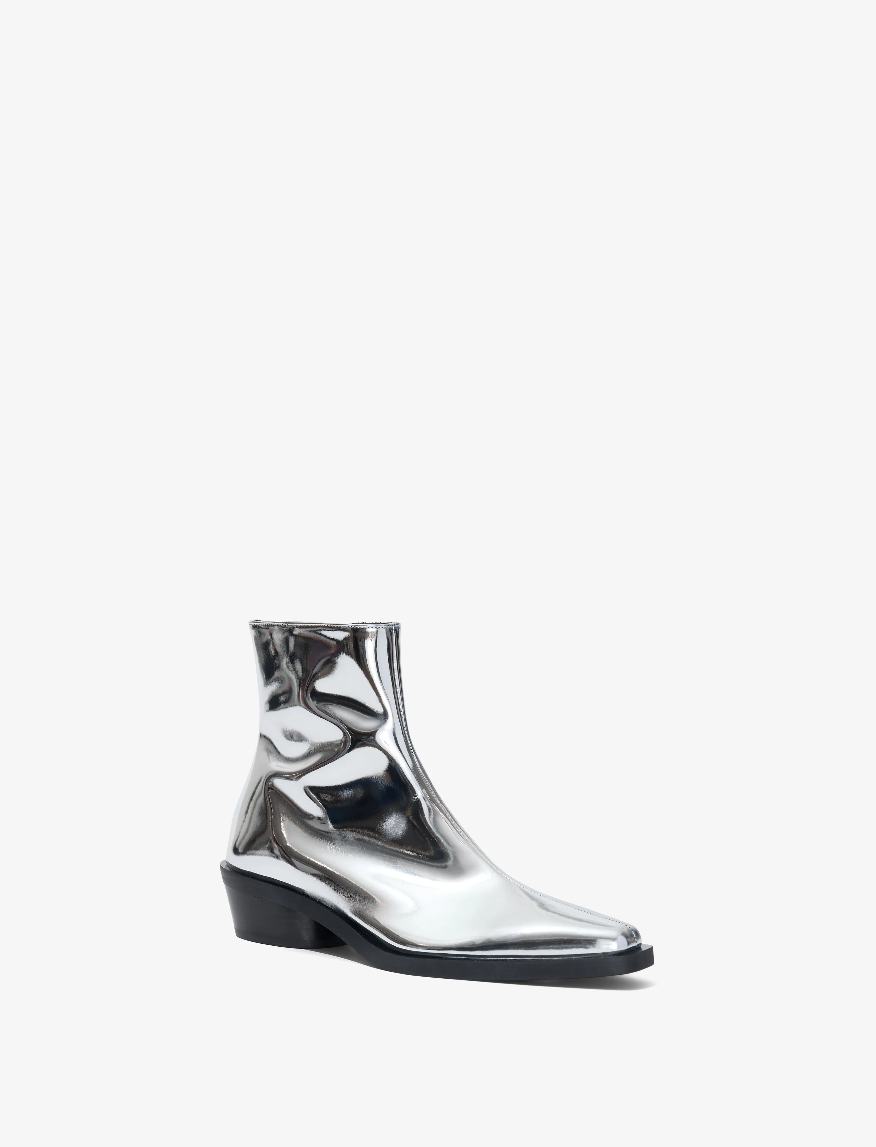 Bronco Ankle Boots in Mirrored Metallic sold by Proenza Schouler product image thumbnail 2