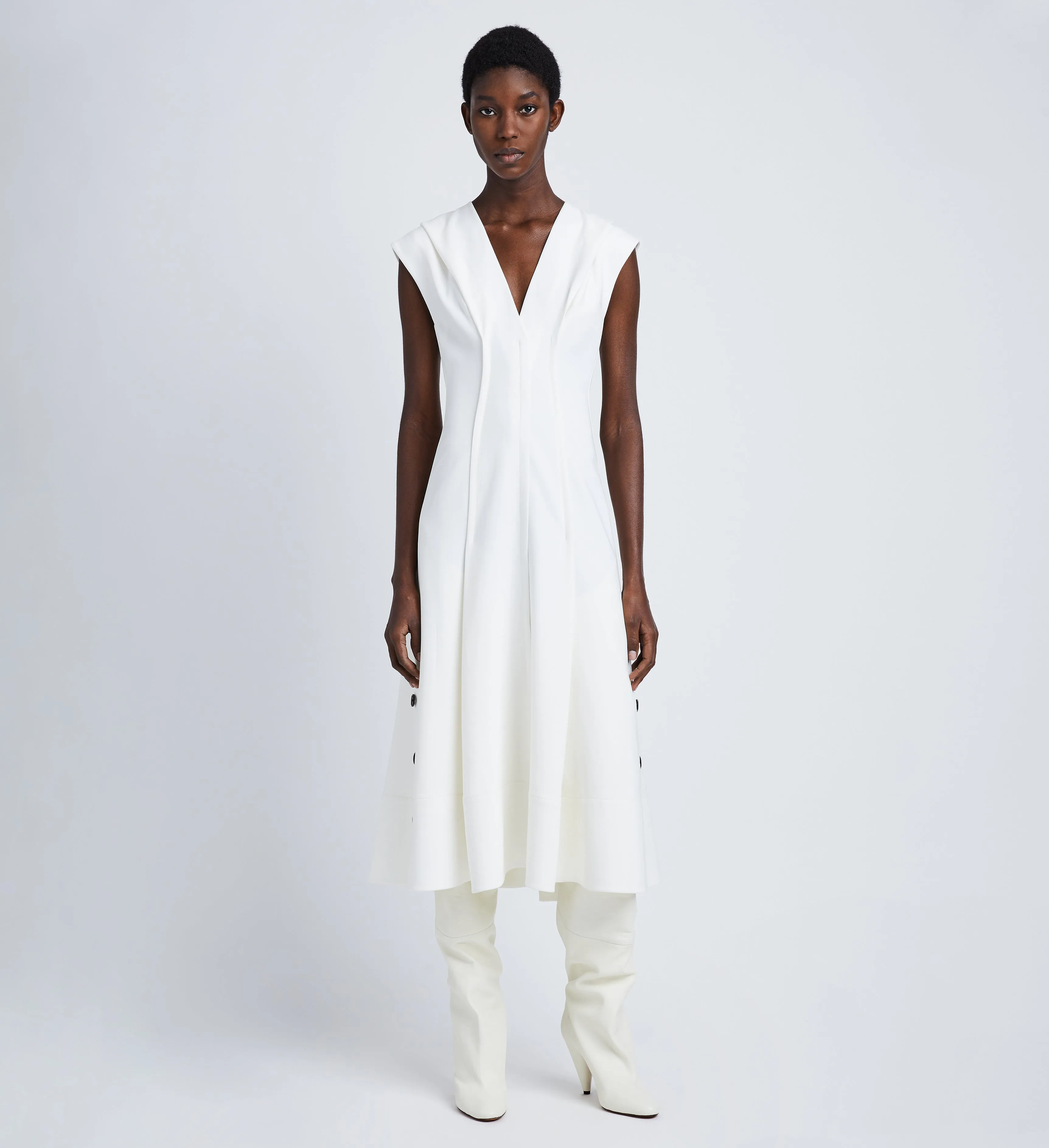 Matte Viscose Crepe Dress sold by Proenza Schouler product image thumbnail 2