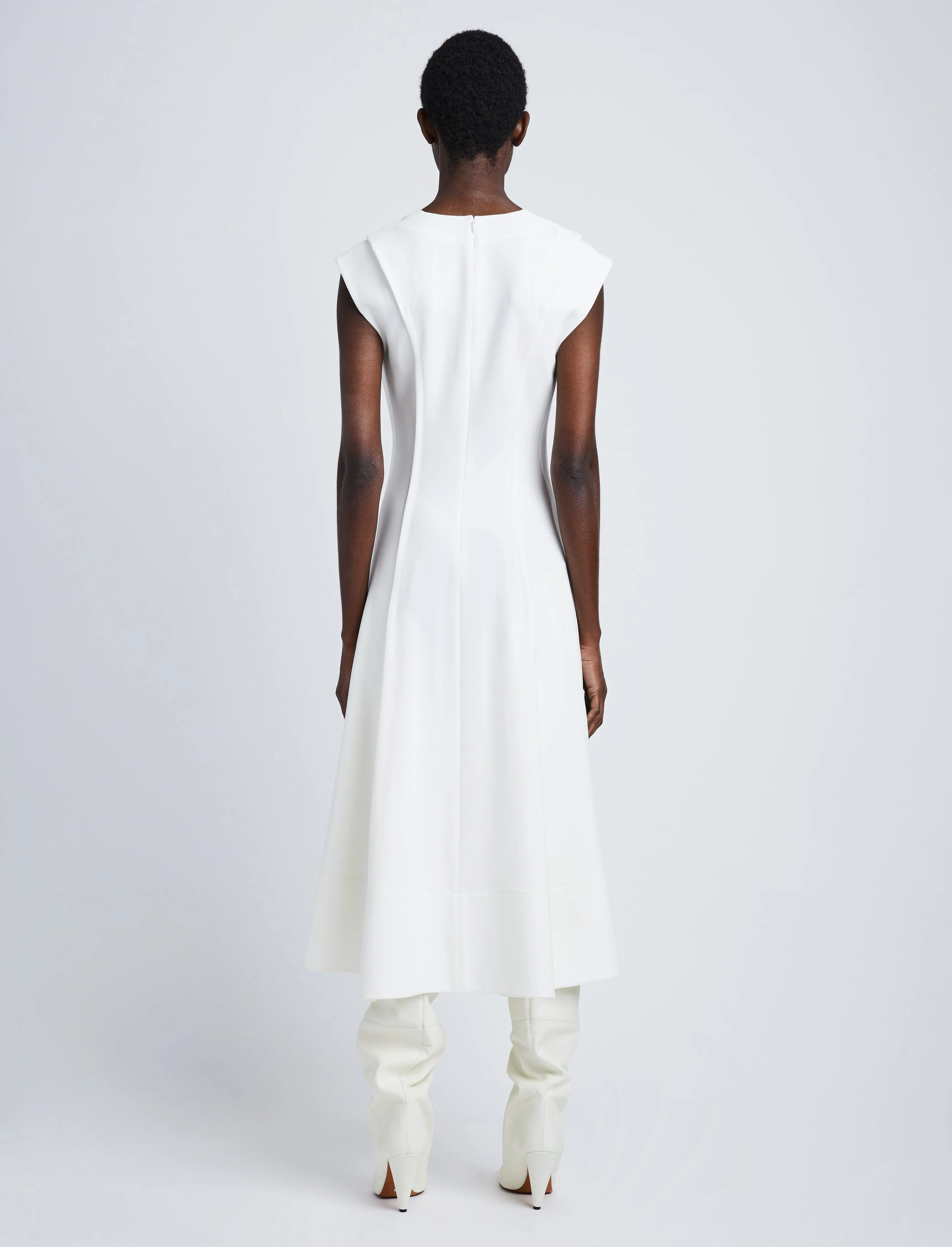 Matte Viscose Crepe Dress sold by Proenza Schouler product image thumbnail 4