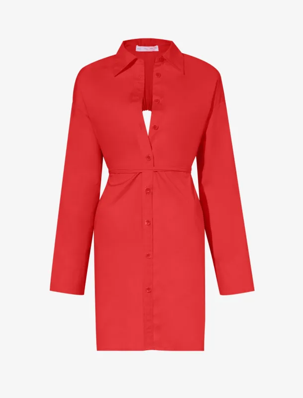 Soft Poplin Button Down Shirt Dress sold by Proenza Schouler