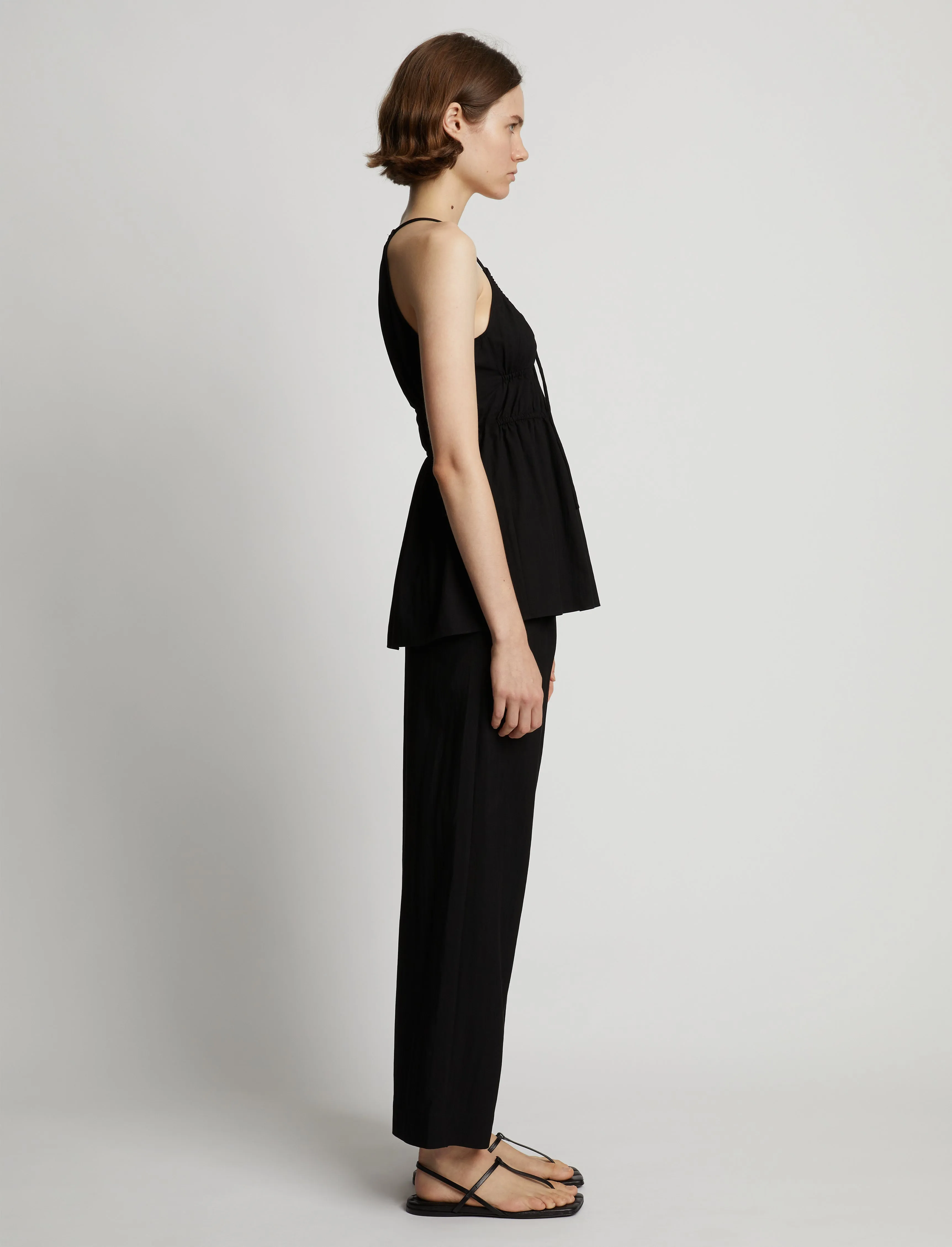 Drapey Suiting Ruched Top sold by Proenza Schouler product image thumbnail 4