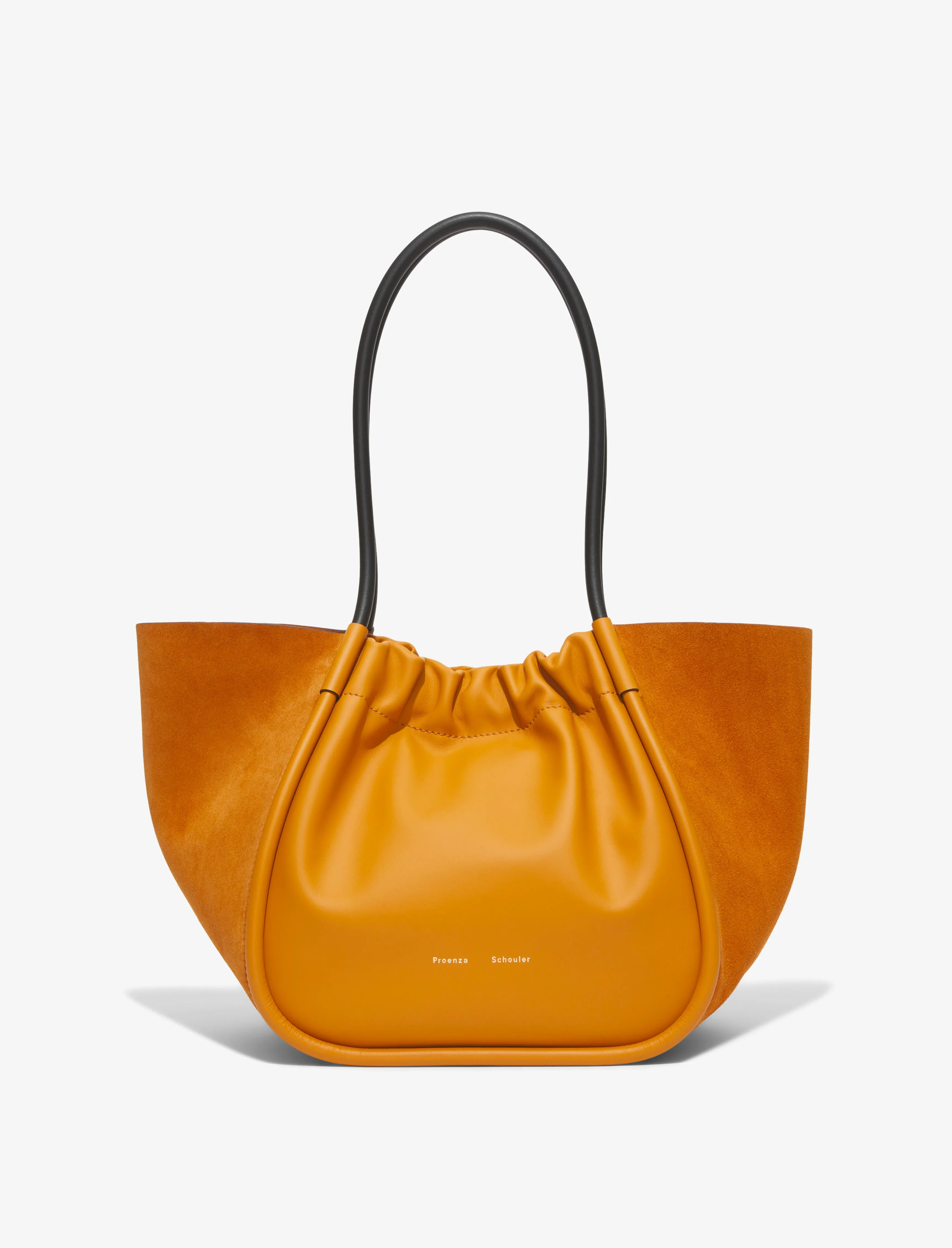 Large Suede Ruched Tote sold by Proenza Schouler