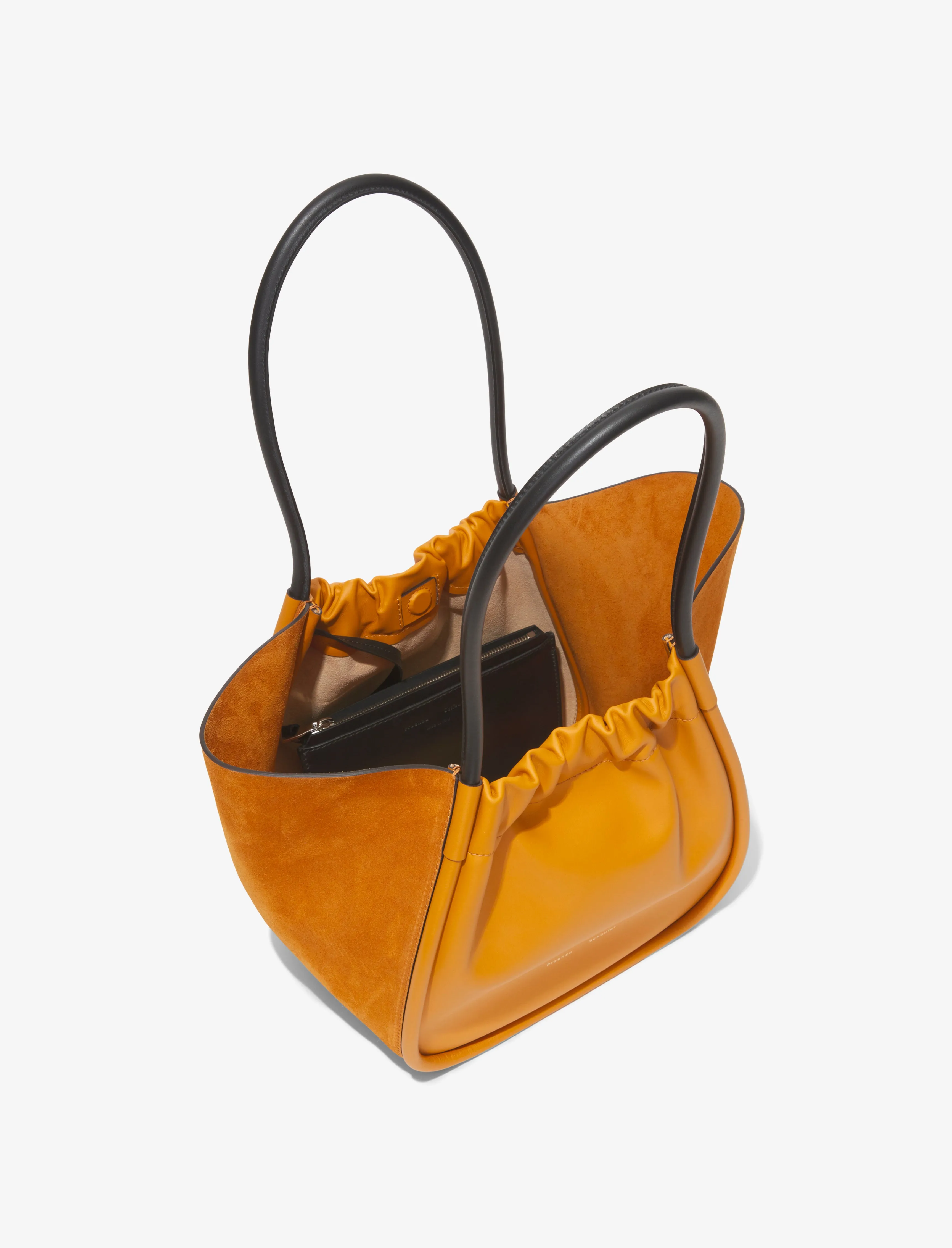 Large Suede Ruched Tote sold by Proenza Schouler product image thumbnail 5
