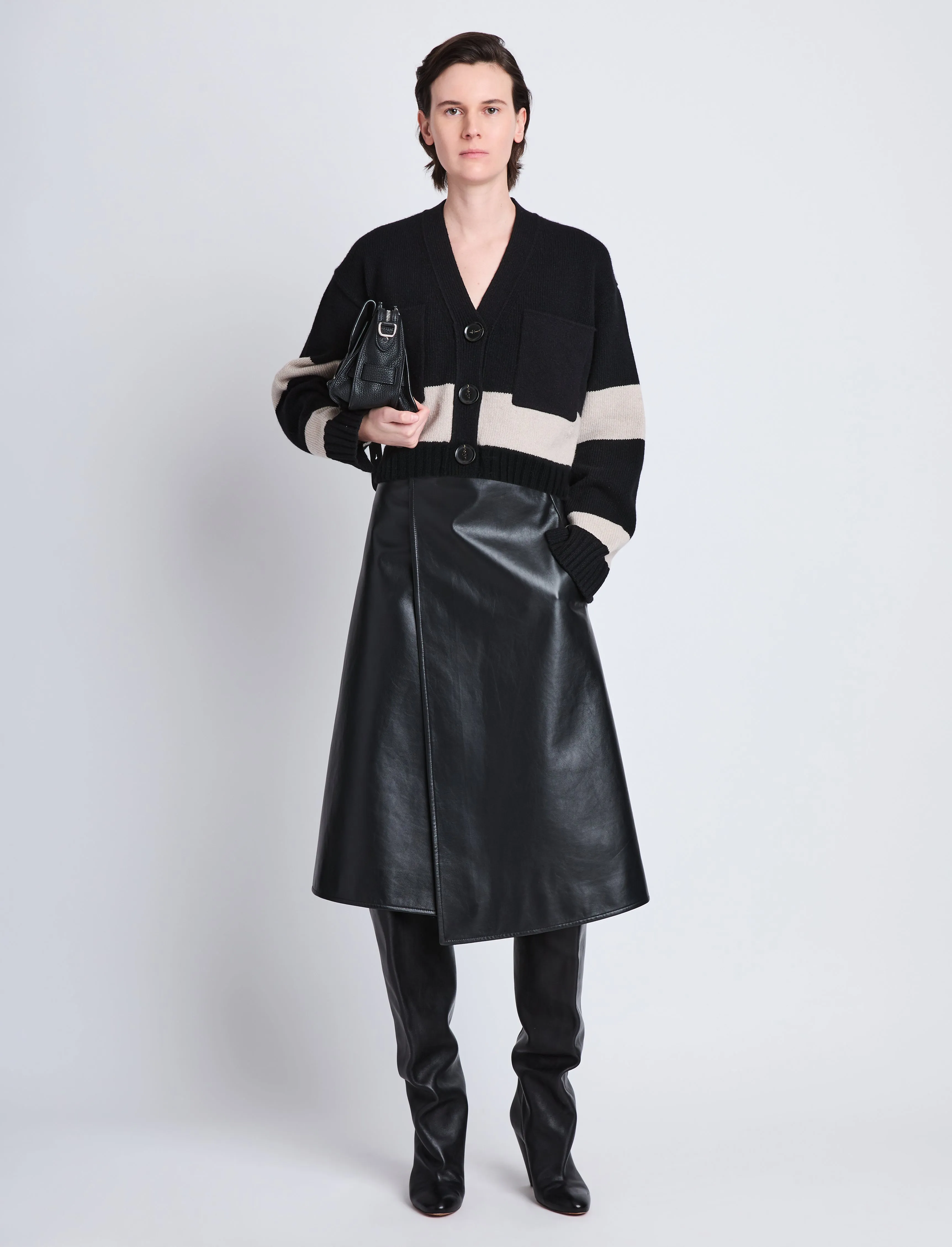 Sofia Cardigan in Striped Cashmere sold by Proenza Schouler product image thumbnail 3