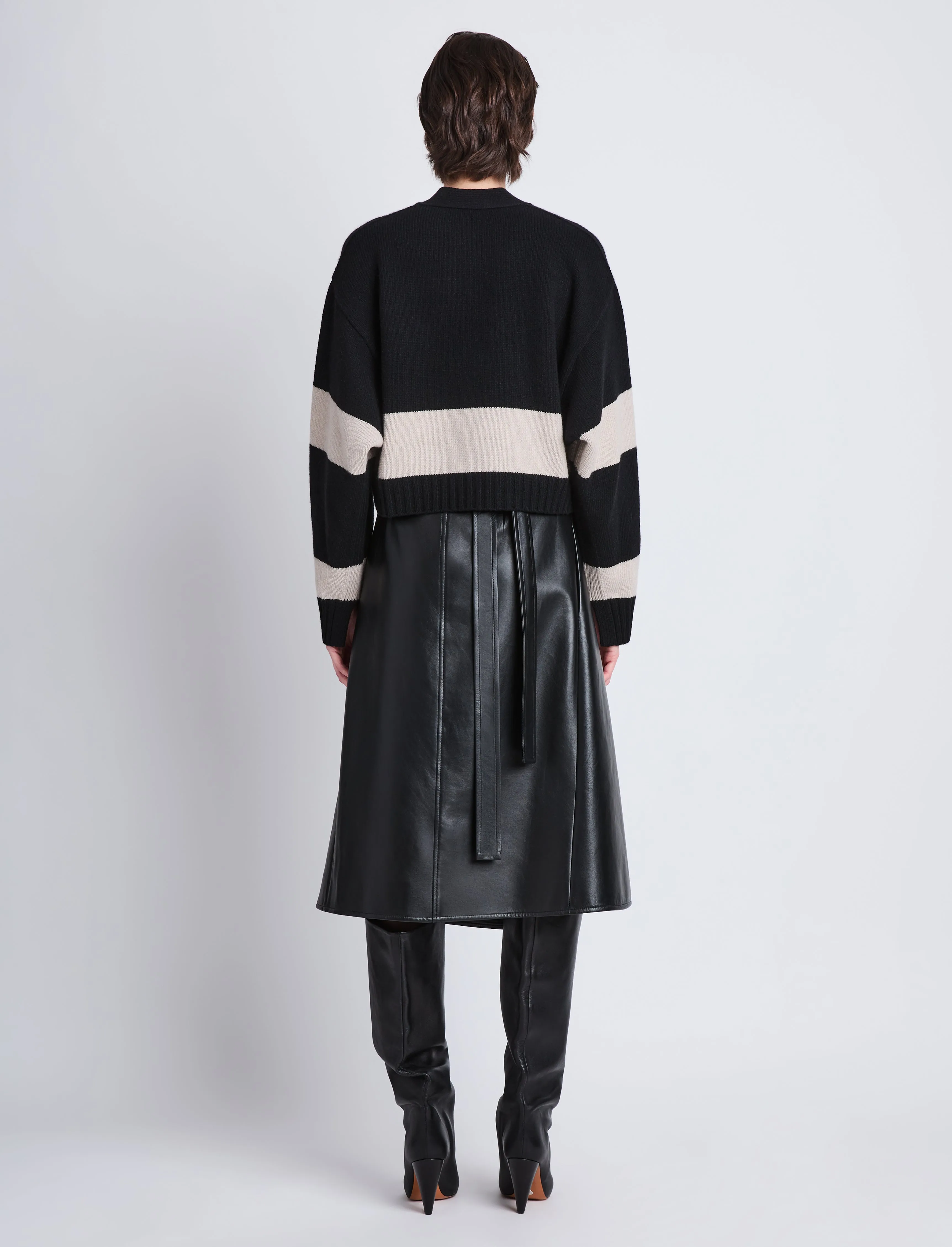 Sofia Cardigan in Striped Cashmere sold by Proenza Schouler product image thumbnail 5