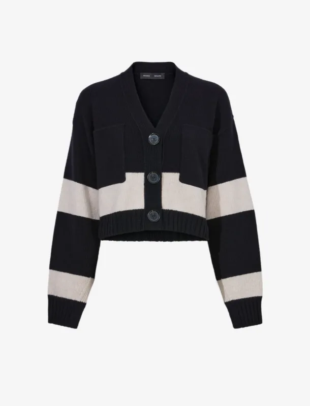 Sofia Cardigan in Striped Cashmere sold by Proenza Schouler
