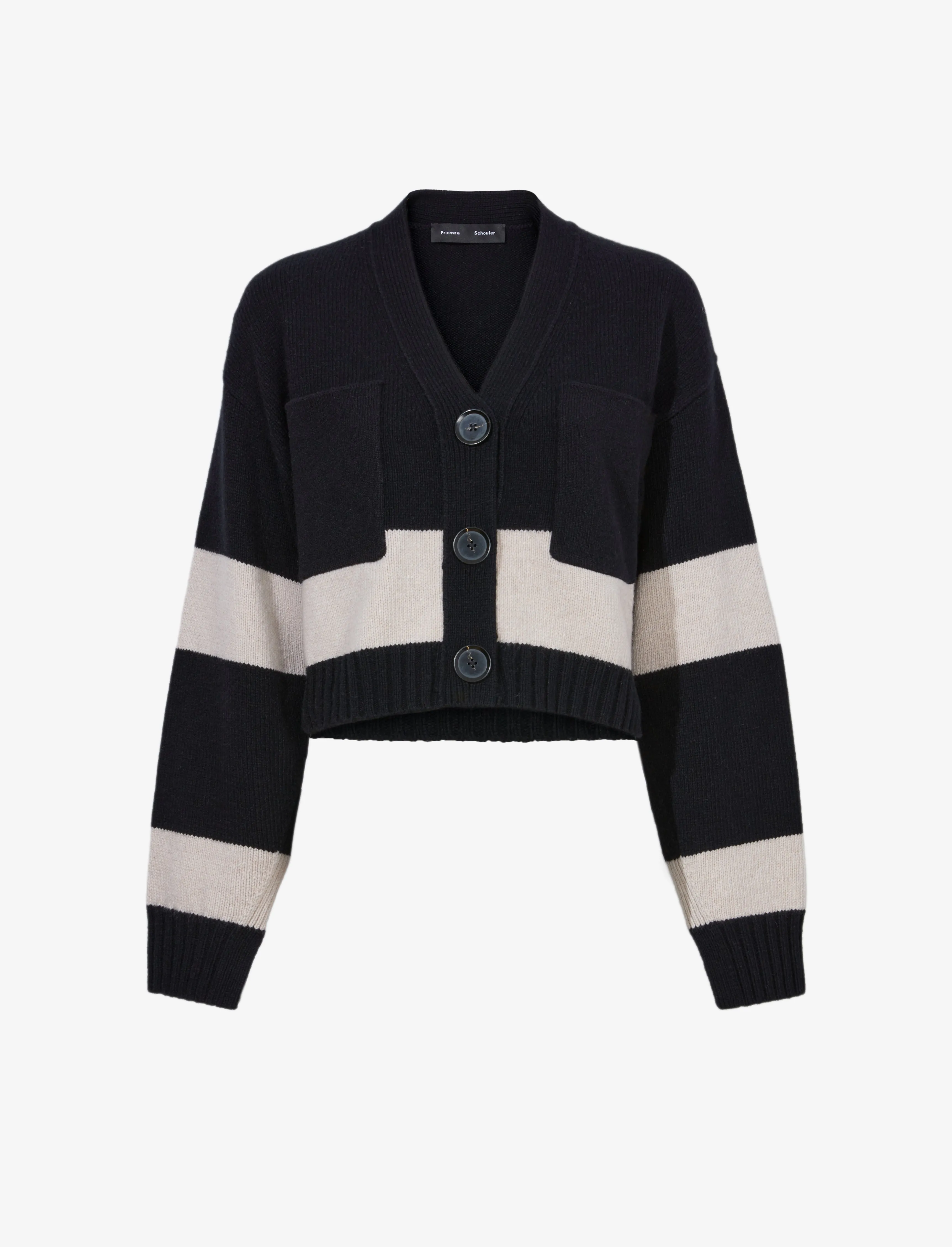 Sofia Cardigan in Striped Cashmere sold by Proenza Schouler