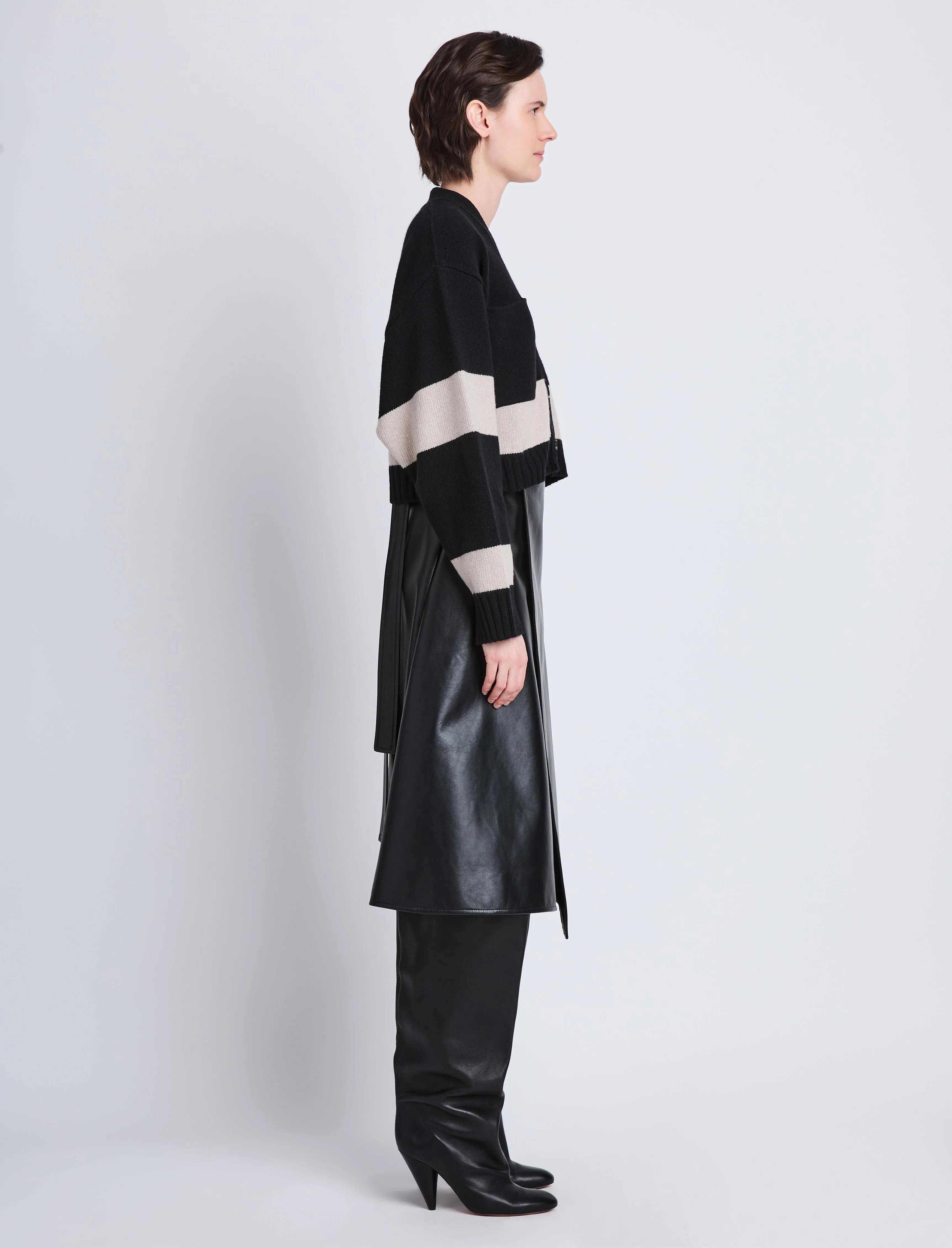 Sofia Cardigan in Striped Cashmere sold by Proenza Schouler product image thumbnail 4