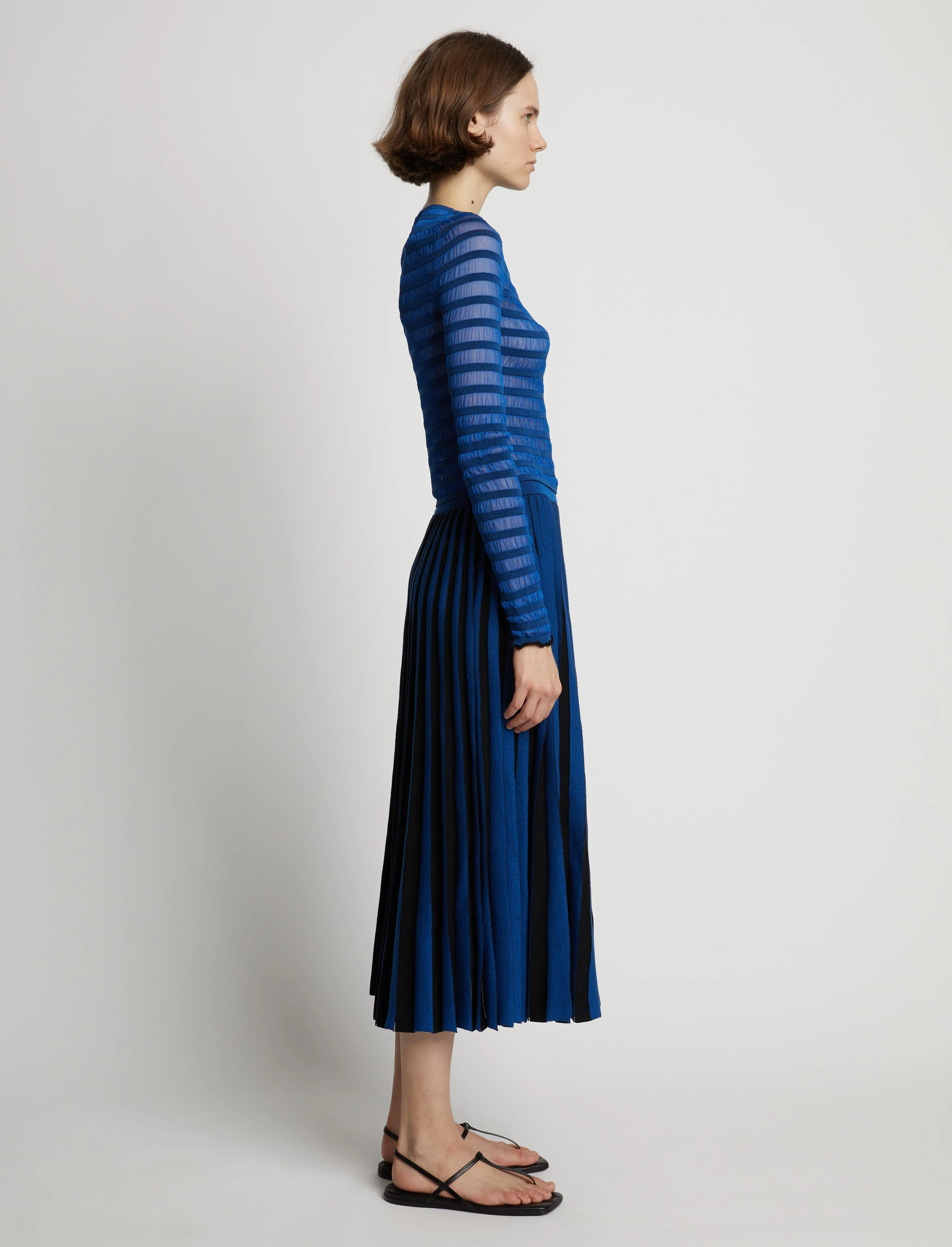 Sheer Stripe Knit Skirt sold by Proenza Schouler product image thumbnail 3