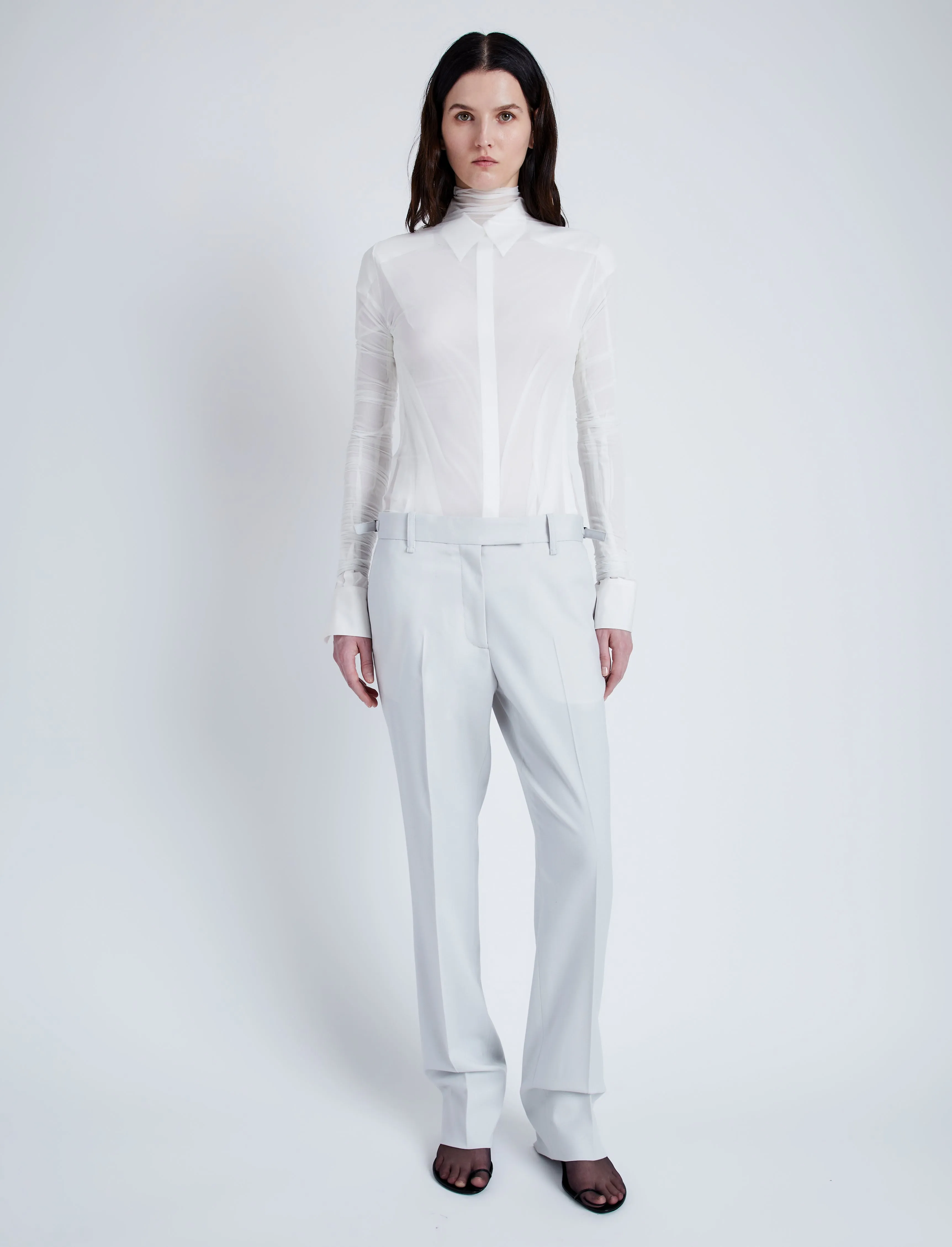 Teddy Pant in Wool Twill Suiting sold by Proenza Schouler product image thumbnail 2