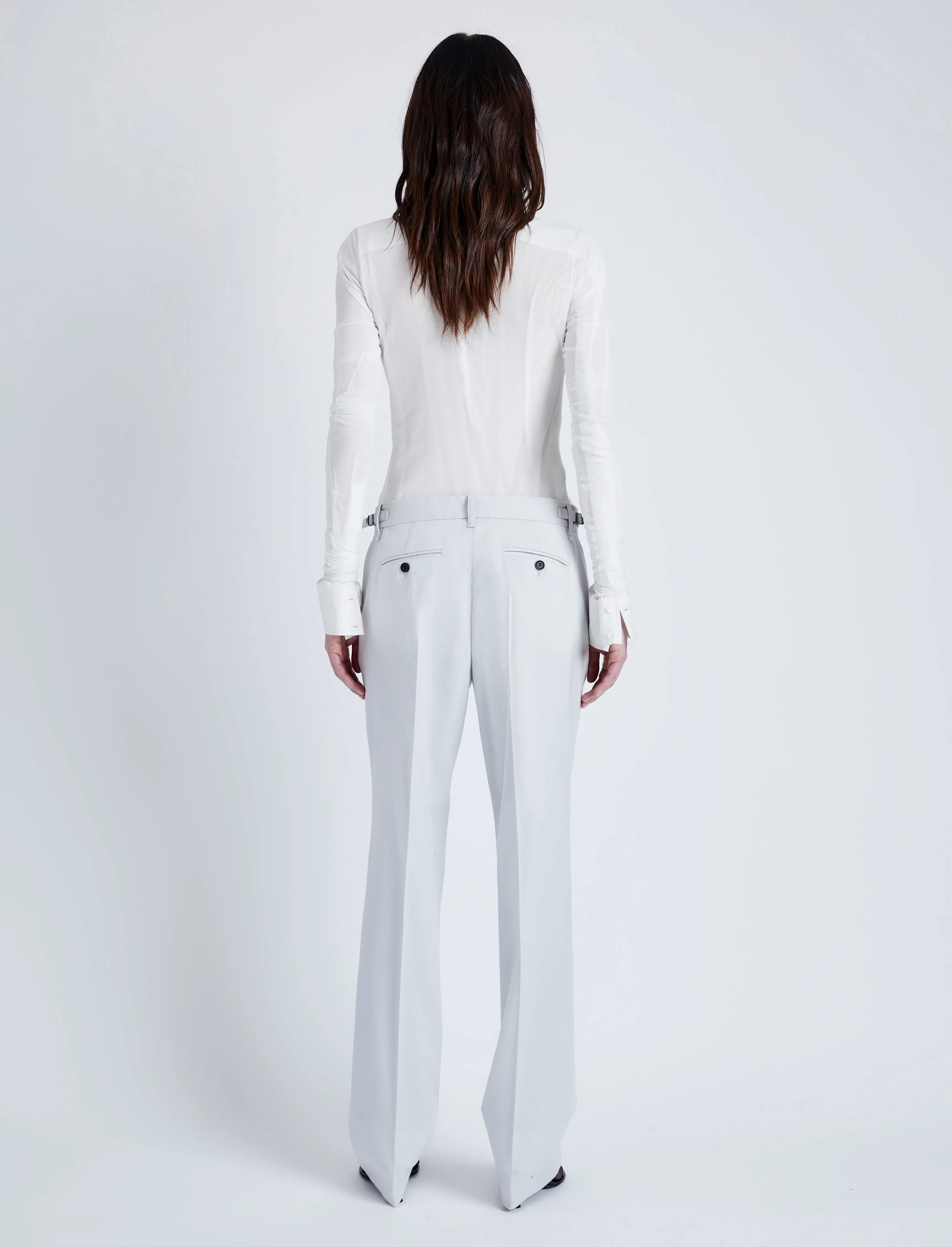 Teddy Pant in Wool Twill Suiting sold by Proenza Schouler product image thumbnail 4
