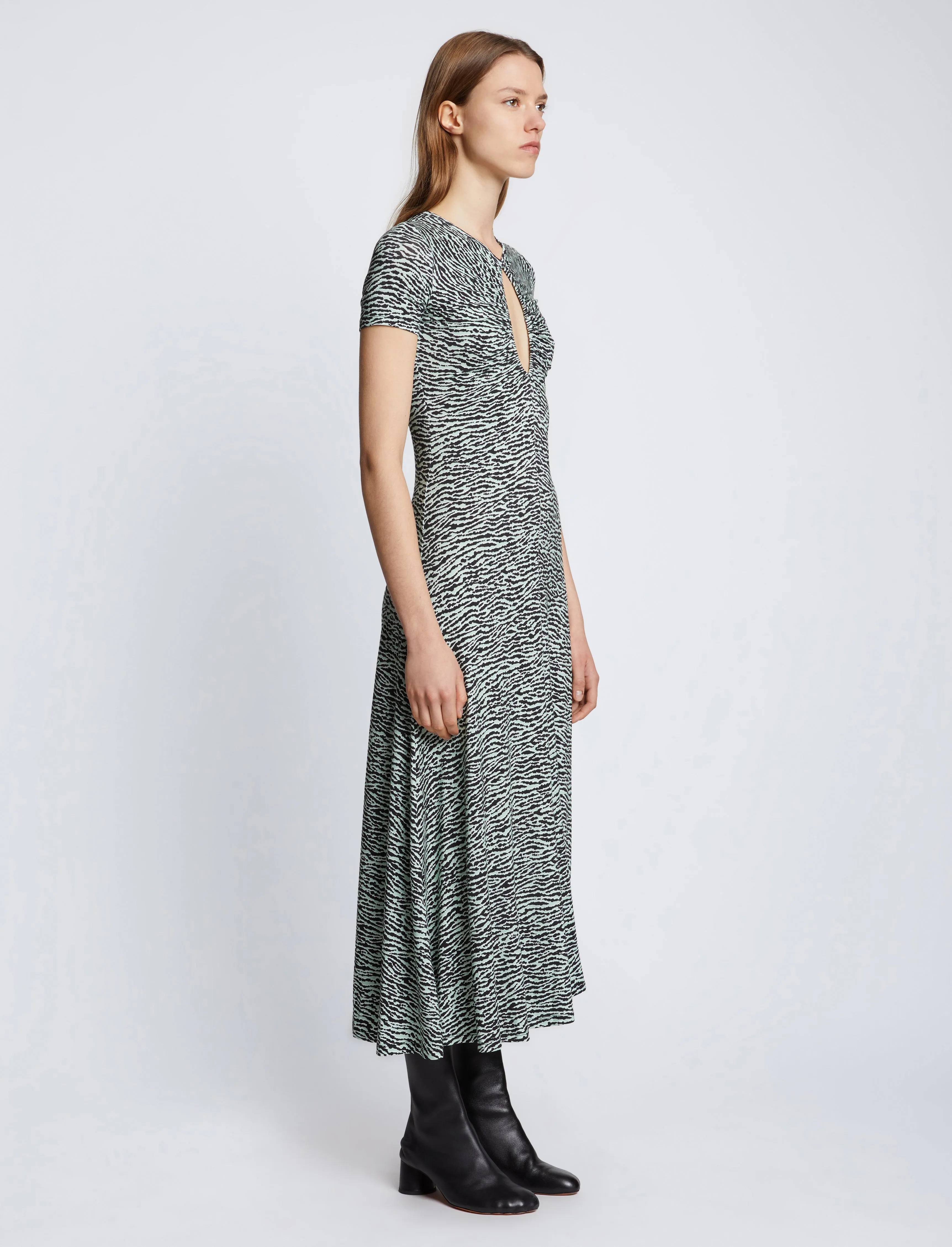 Soft Jersey Keyhole Dress sold by Proenza Schouler product image thumbnail 3