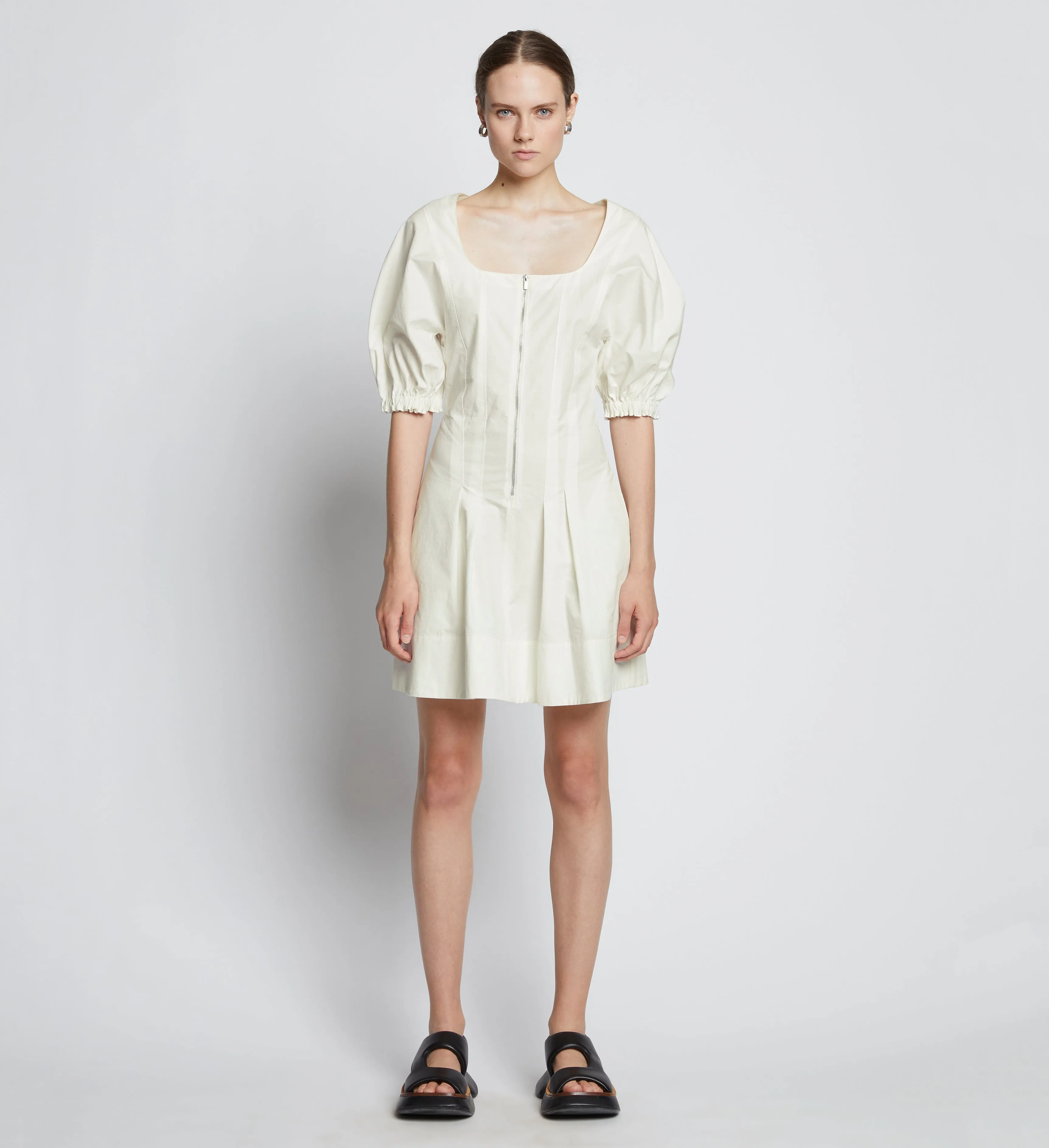 Cotton Linen Mini Dress sold by Proenza Schouler product image thumbnail 2