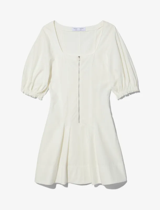 Cotton Linen Mini Dress made by Proenza Schouler