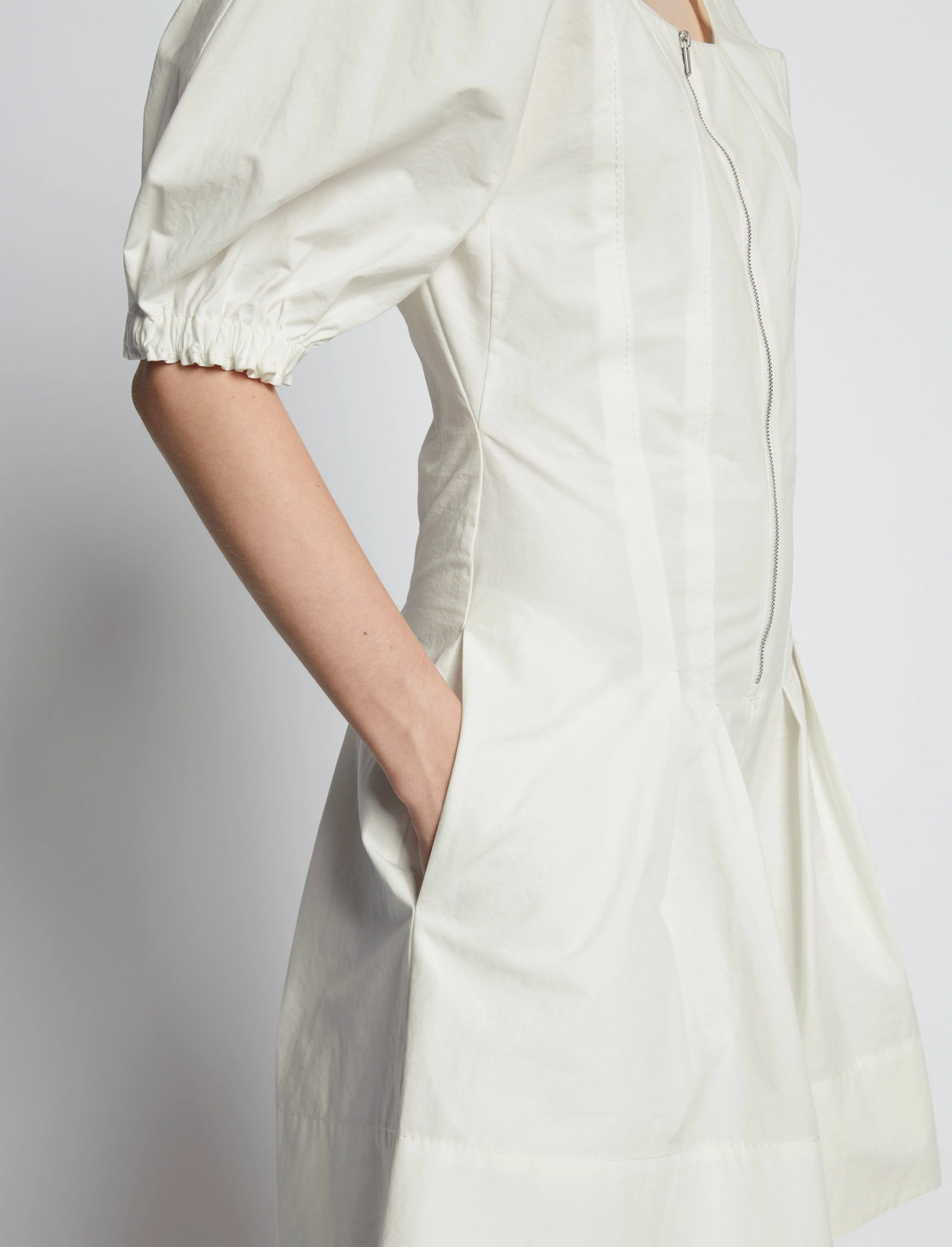 Cotton Linen Mini Dress sold by Proenza Schouler product image thumbnail 5
