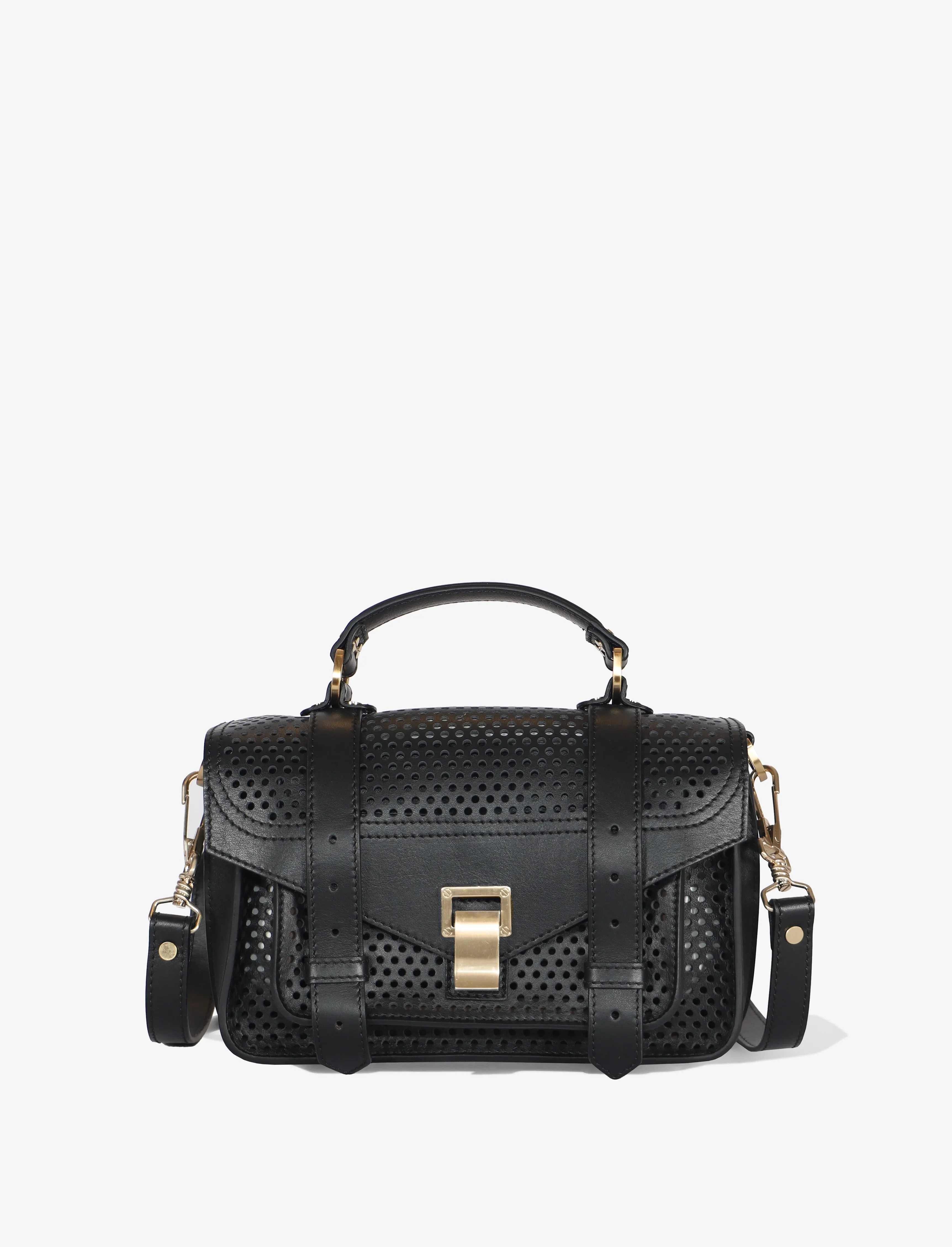 PS1 Tiny Bag in Perforated Leather sold by Proenza Schouler