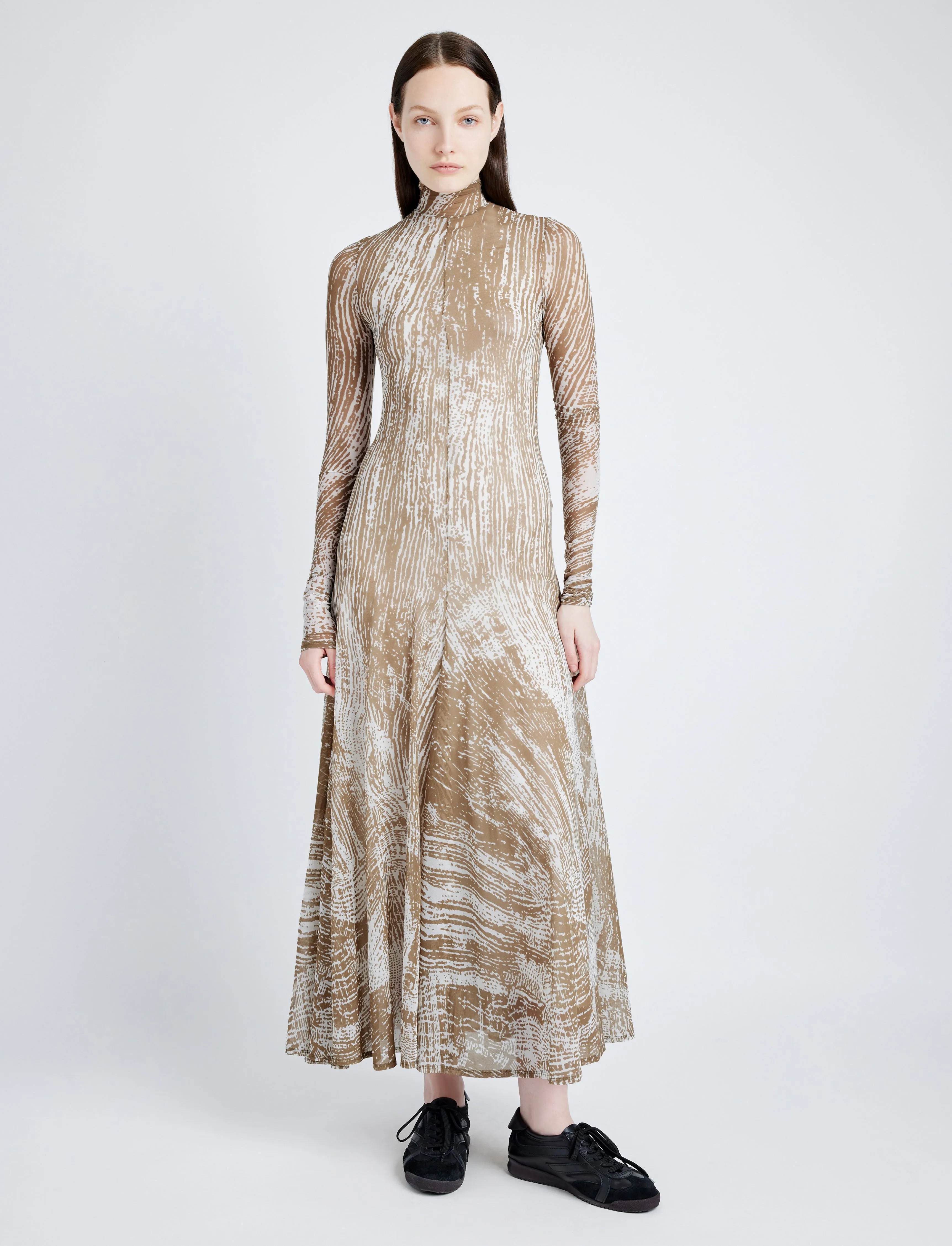 Gemma Dress in Printed Tulle Jersey sold by Proenza Schouler product image thumbnail 2