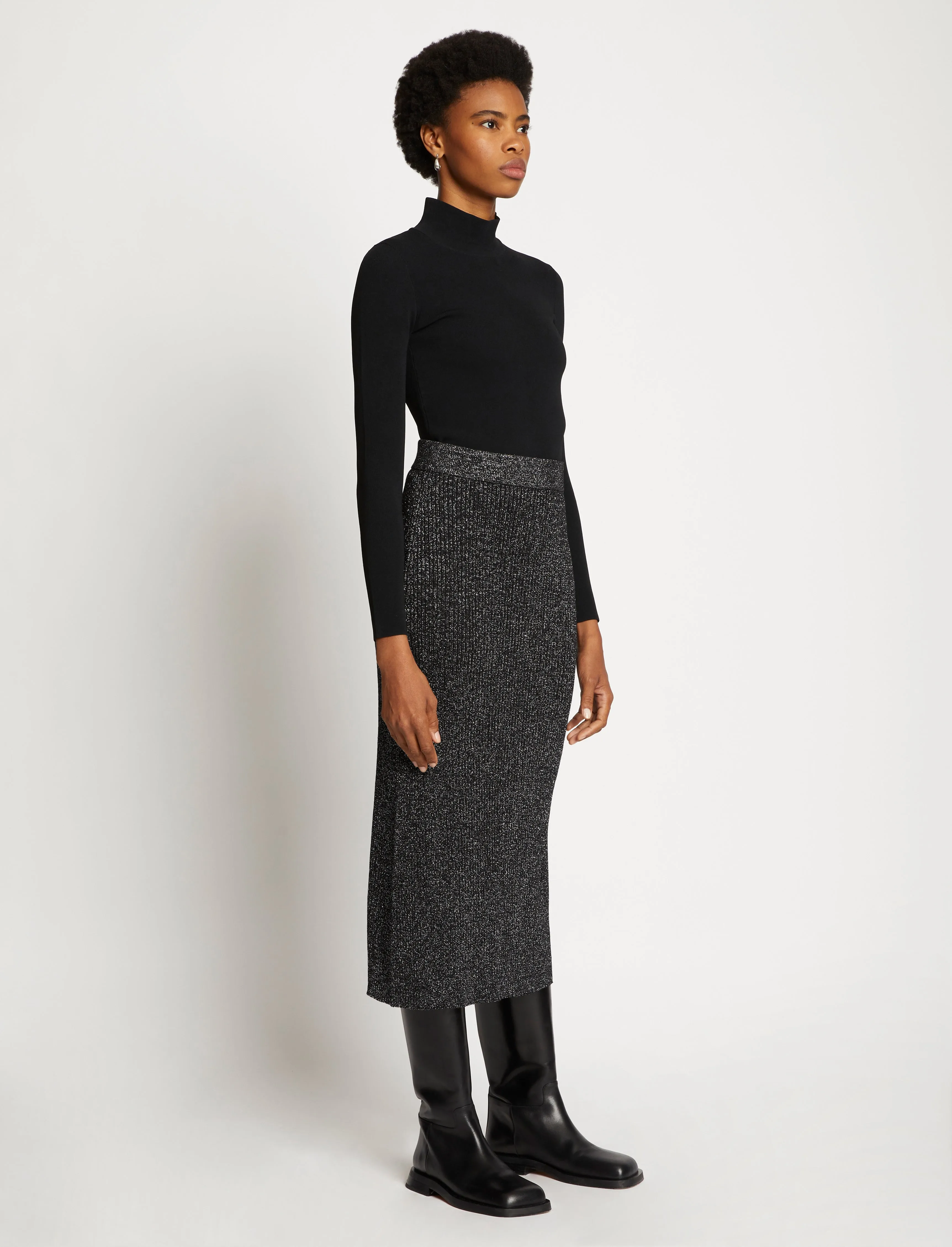 Lurex Maxi Skirt sold by Proenza Schouler product image thumbnail 2
