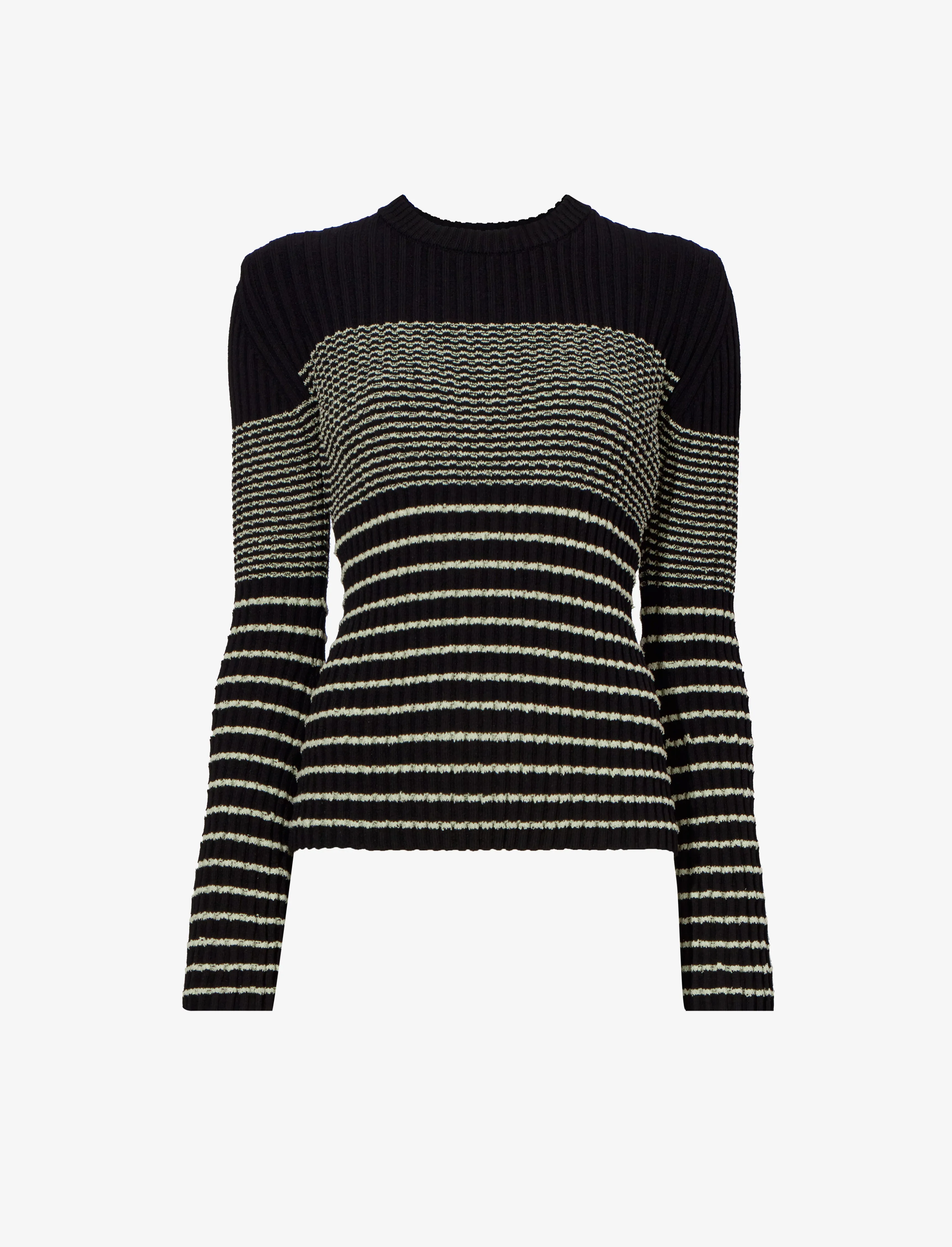 Boucle Mini Stripe Sweater sold by Proenza Schouler
