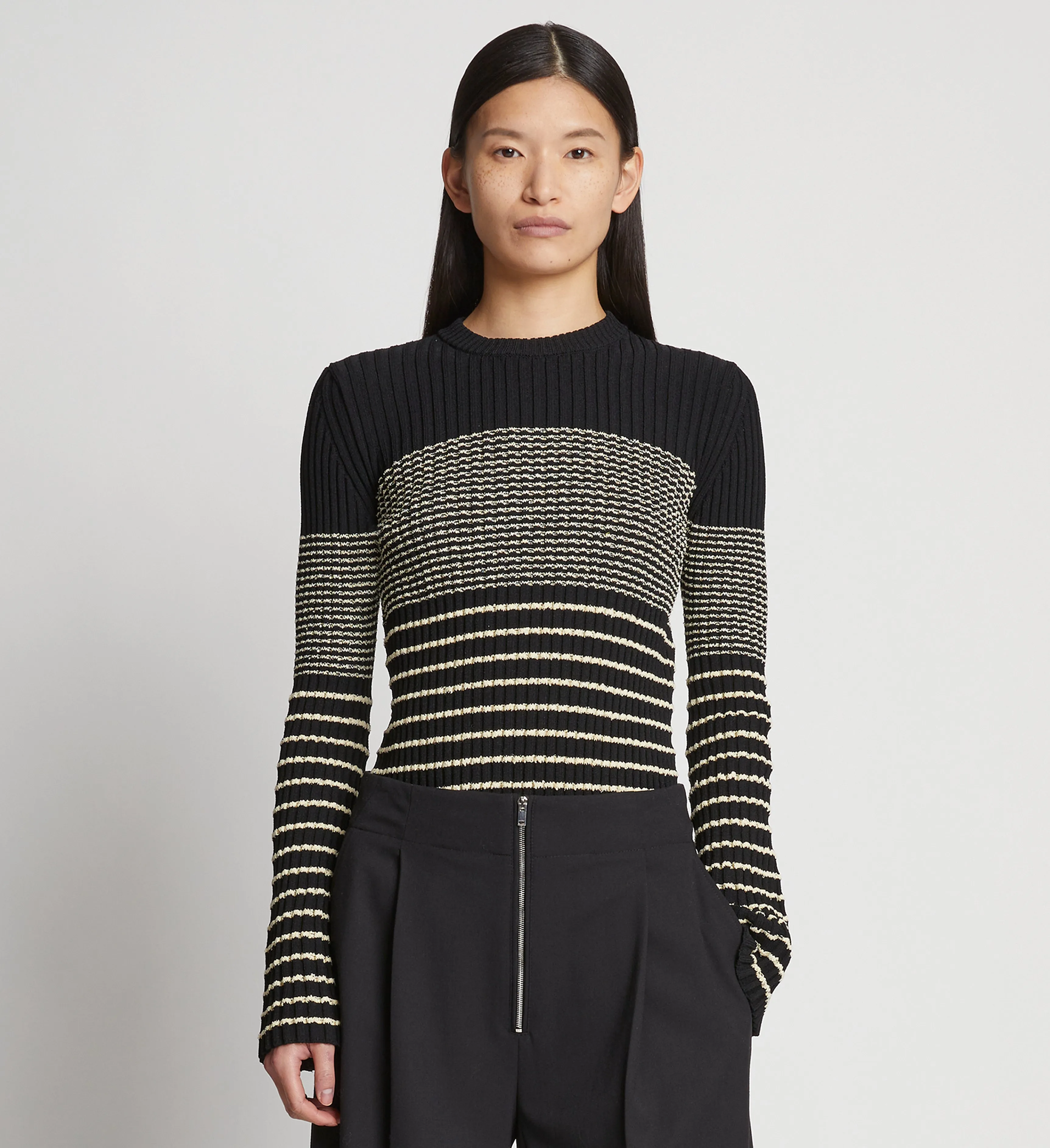 Boucle Mini Stripe Sweater sold by Proenza Schouler product image thumbnail 2