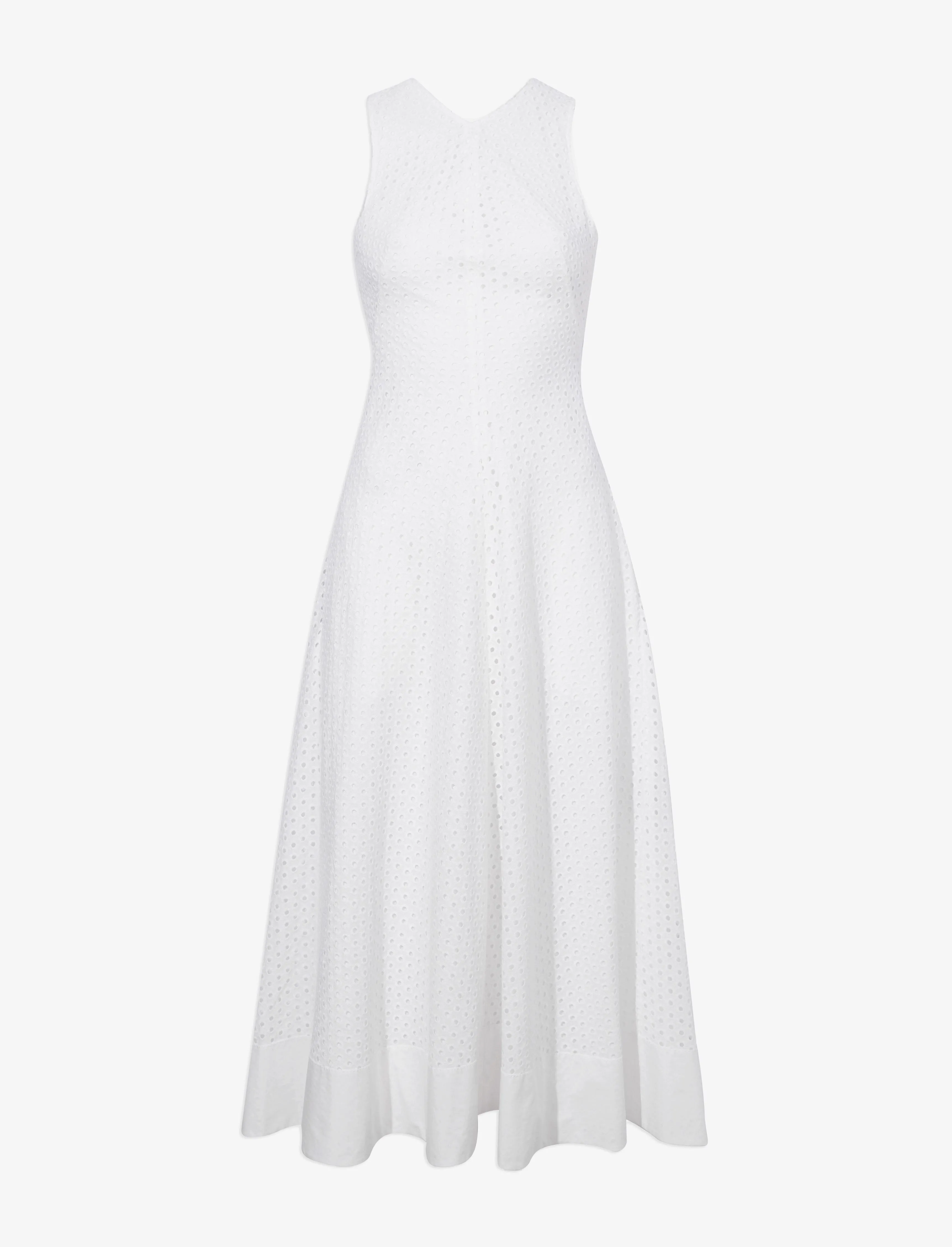Juno Dress in Broderie Anglaise sold by Proenza Schouler