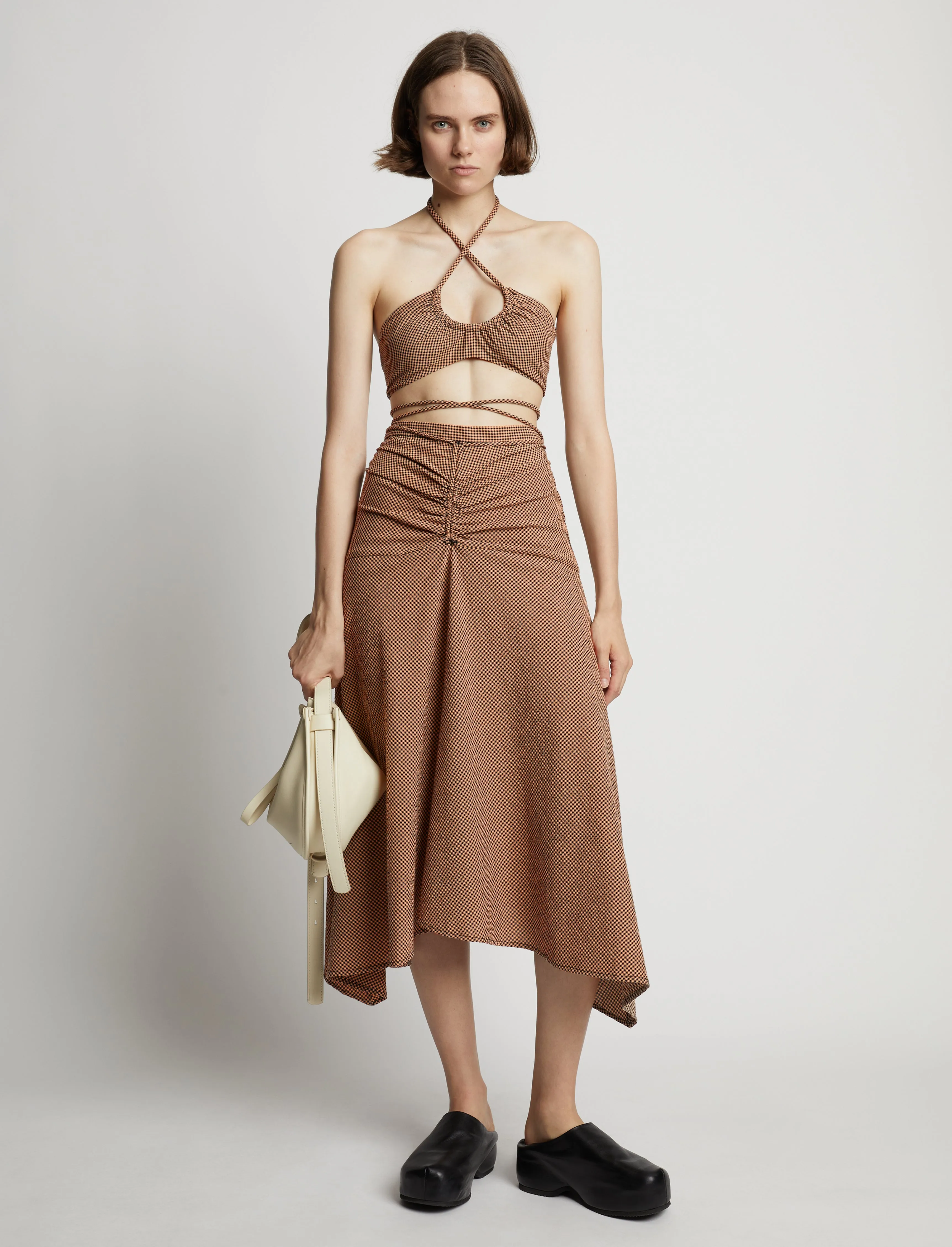 Gingham Halter Bralette sold by Proenza Schouler product image thumbnail 3